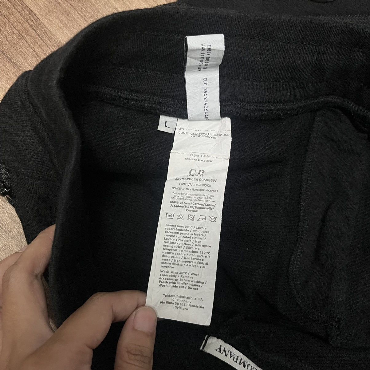 C.P. Company C.P Company Diagonal Raised Fleece Sweatpants Size US 32 / EU 48 - 7 Thumbnail