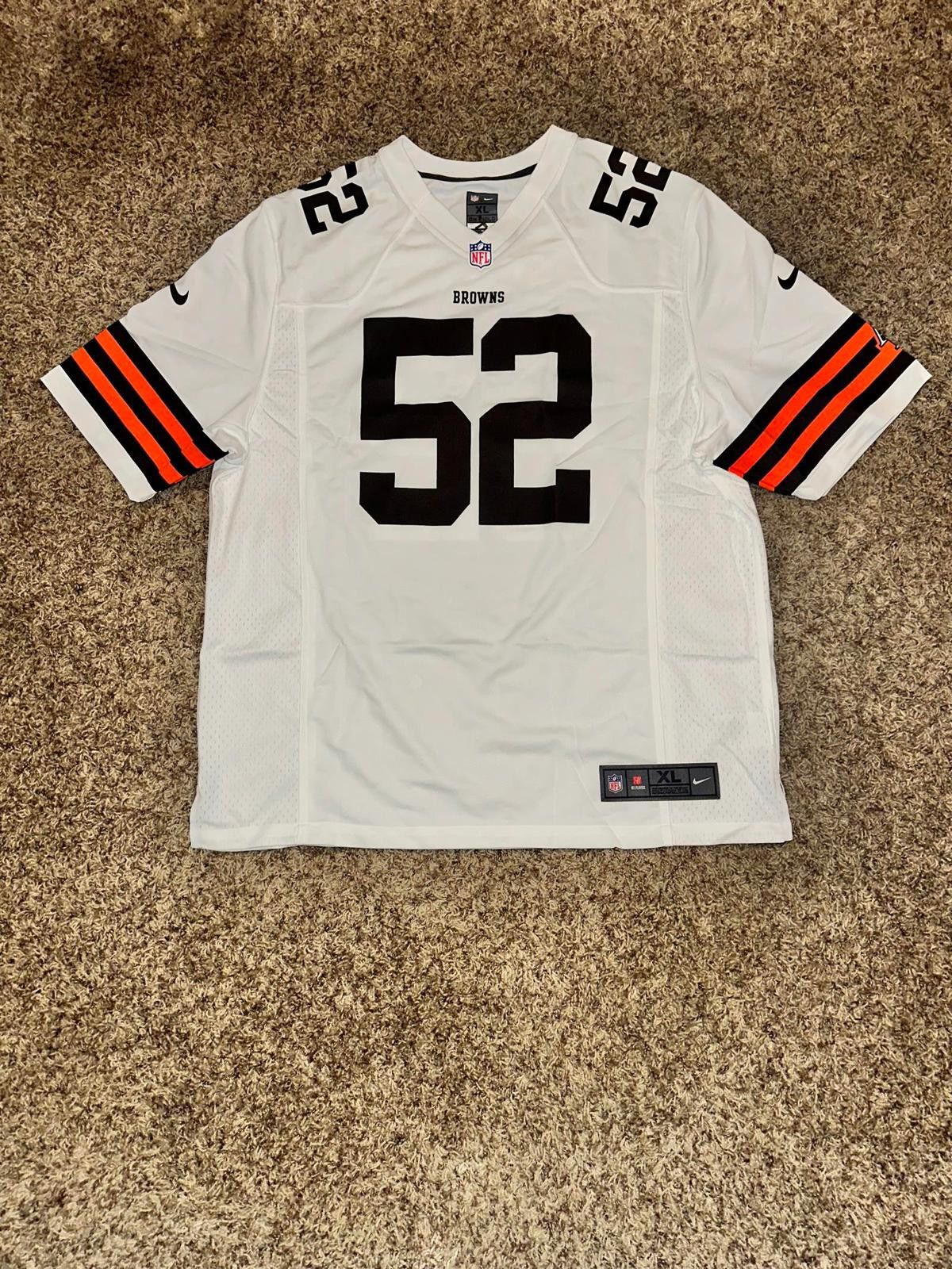 Nike Nike Men’s On Field Cleveland Browns NFL #52 Jackson Jersey Size US XL / EU 56 / 4 - 1 Thumbnail