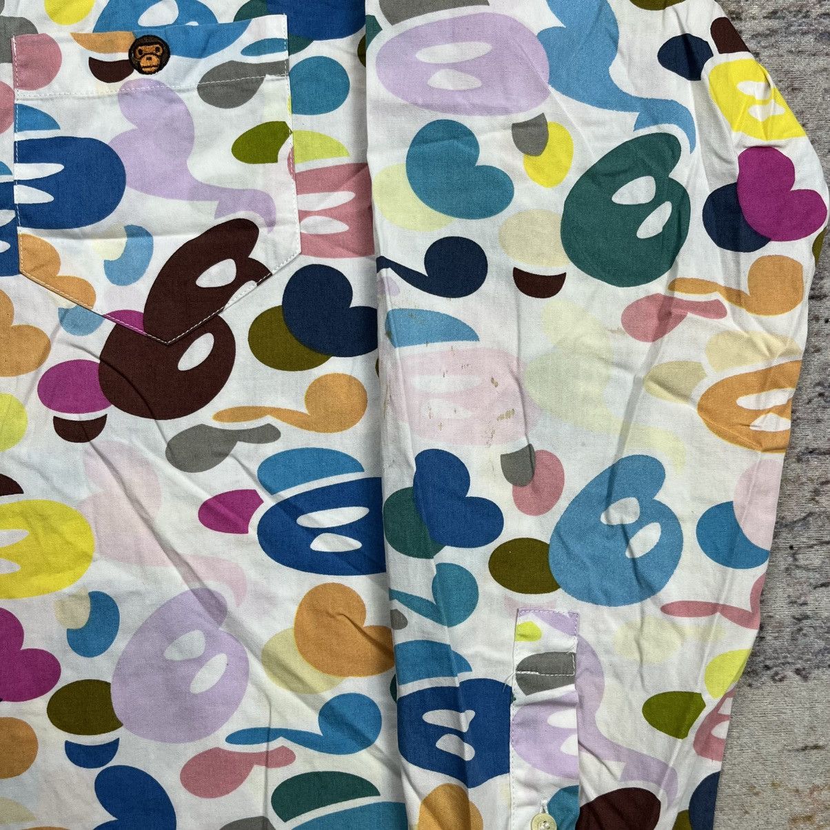 Bape Bape baby milo candy button down shirt Size US S / EU 44-46 / 1 - 5 Thumbnail