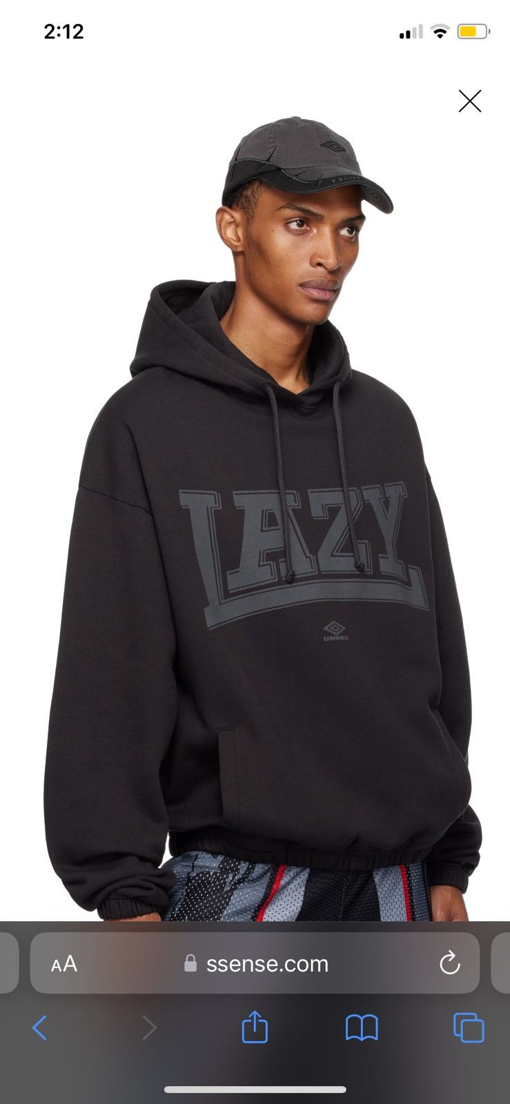 Umbro Umbro Balaclava “Lazy” Hoodie Size US XL / EU 56 / 4 - 2 Thumbnail