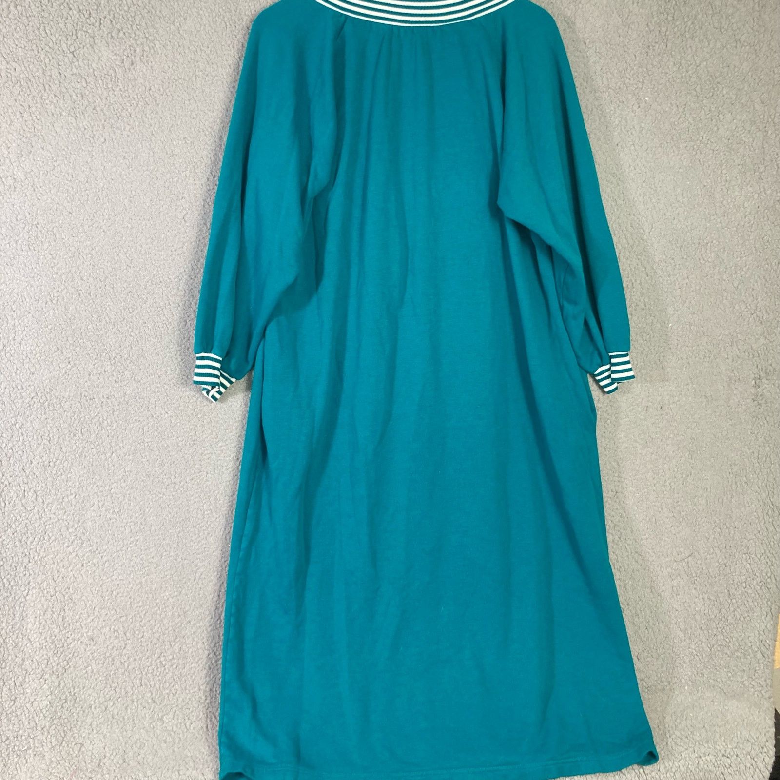Orvis Vintage Orvis Women's Teal Green Robe L Beach Cover Up Size L / US 10 / IT 46 - 2 Thumbnail