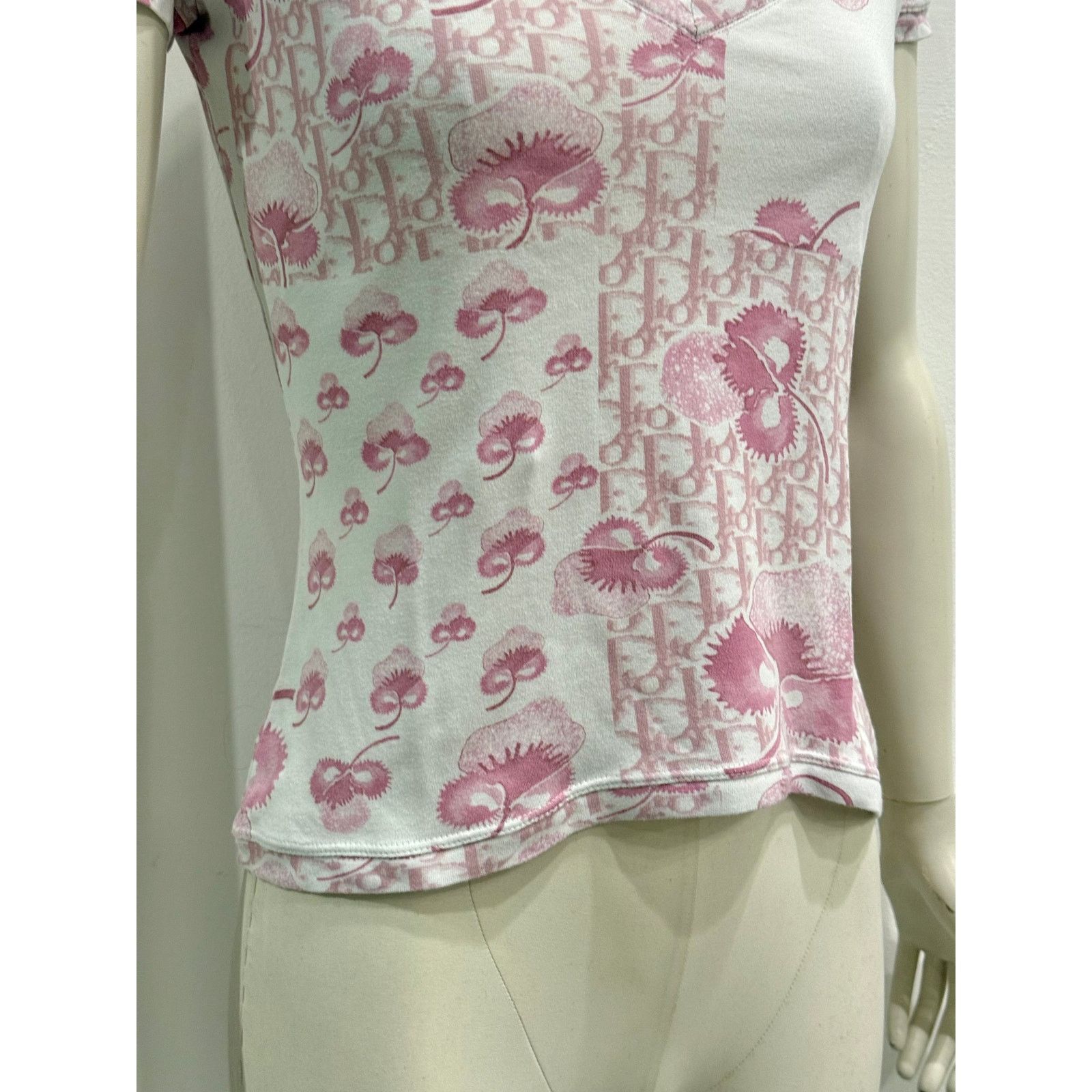 Dior 2000s Christian Dior by Galliano monogram t-shirt Size M / US 6-8 / IT 42-44 - 3 Thumbnail