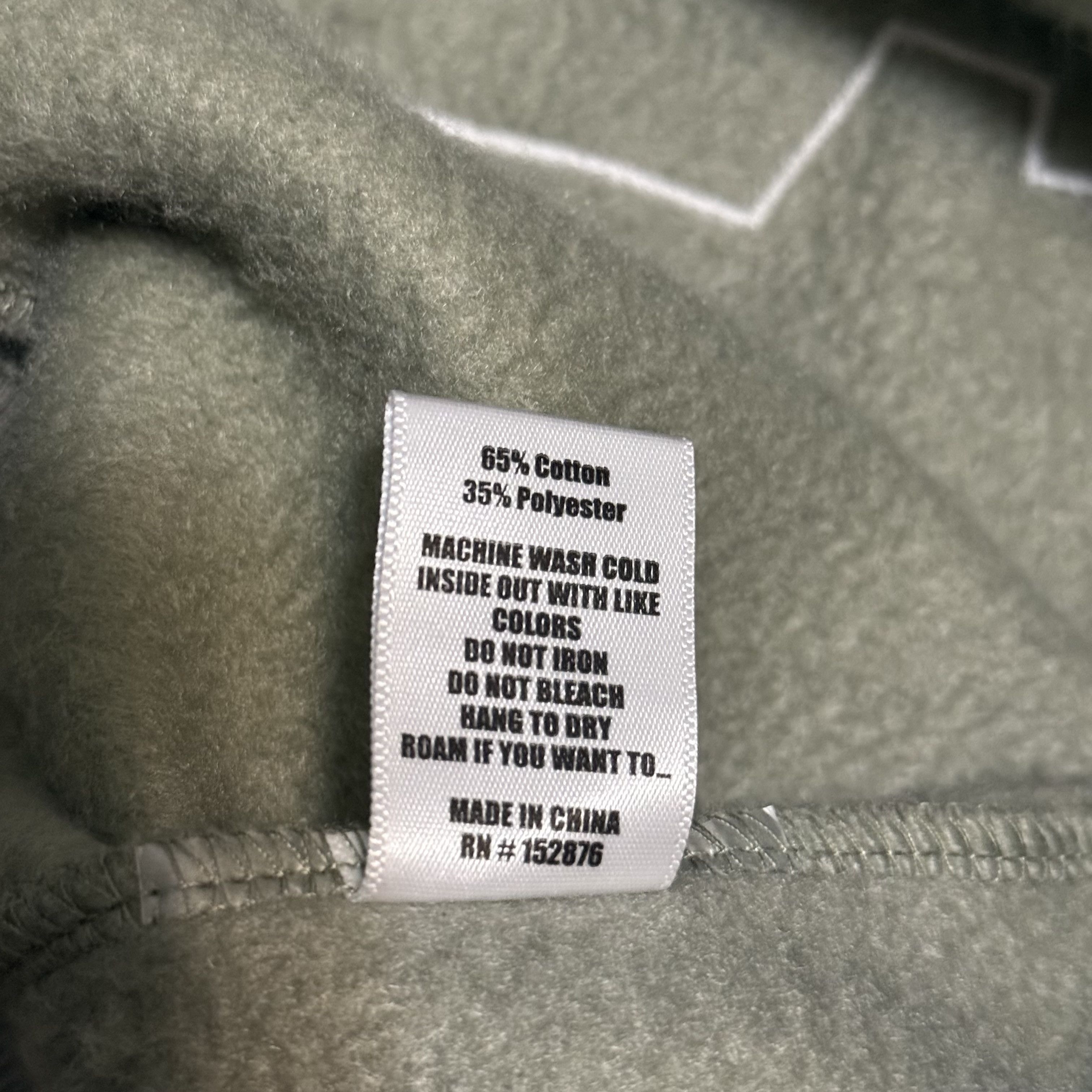 Pleasures Pleasures Gospel Zip Hoodie Size Large Beige/Green Size US L / EU 52-54 / 3 - 7 Thumbnail
