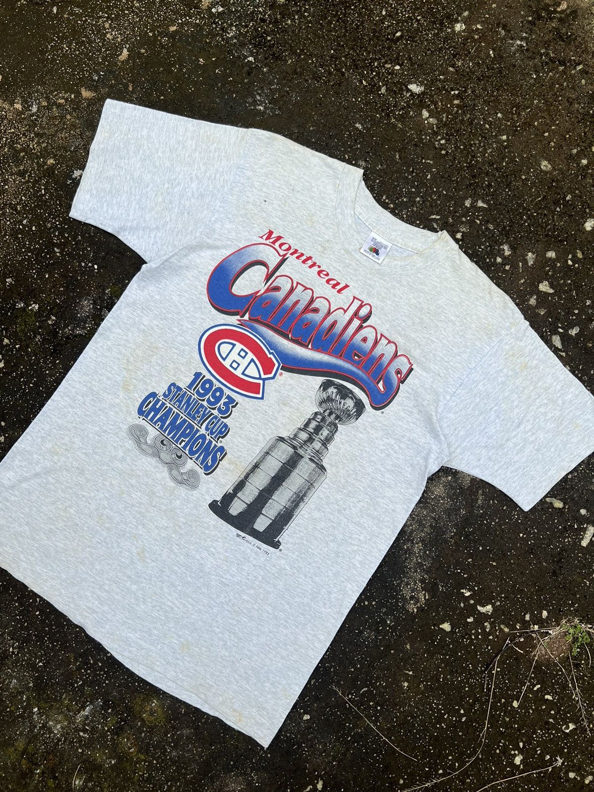 NHL × Vintage Vintage 90s Montreal Canadiens 1993 Stanley Cup Champions Size US M / EU 48-50 / 2 - 3 Thumbnail