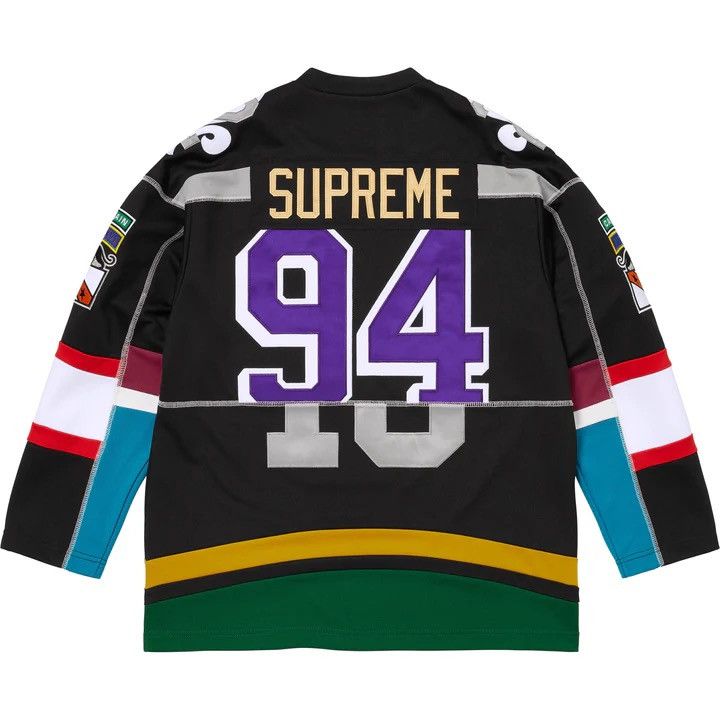 Supreme Supreme Paneled Hockey Jersey Black Size Small Size US S / EU 44-46 / 1 - 5 Thumbnail