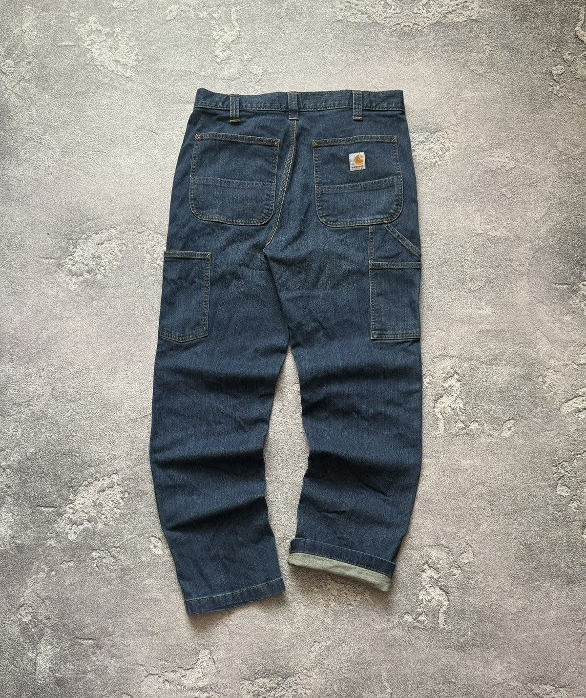 Carhartt × Vintage Carhartt 34/32 rugged flex relaxed jean pant denim trouser Size US 34 / EU 50 - 2 Thumbnail