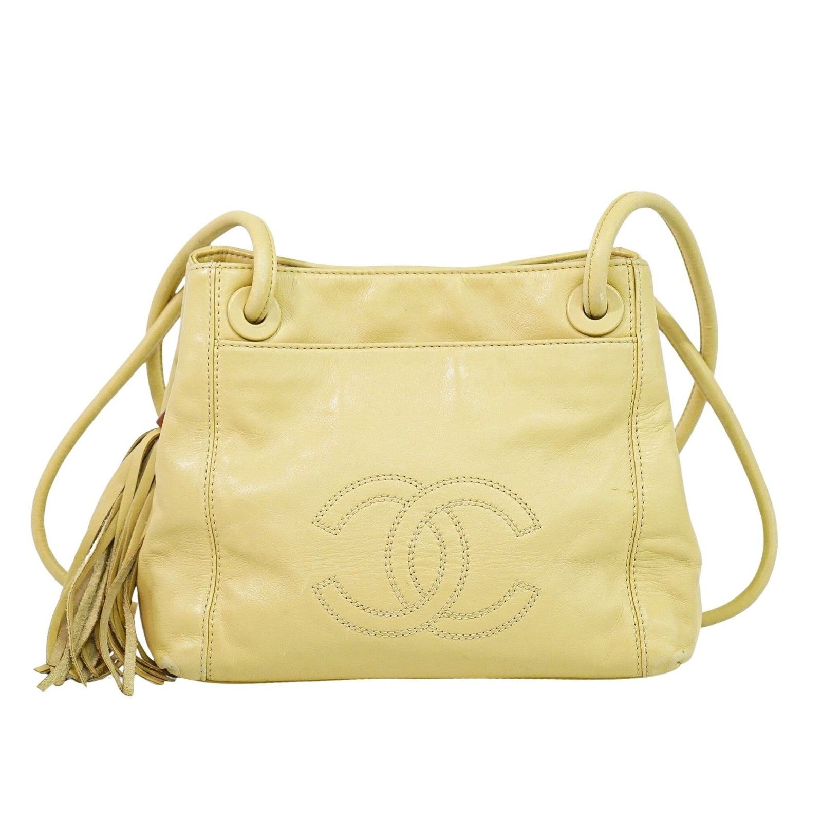 Chanel Chanel Vintage CC Tassel Lambskin Size ONE SIZE - 1 Thumbnail