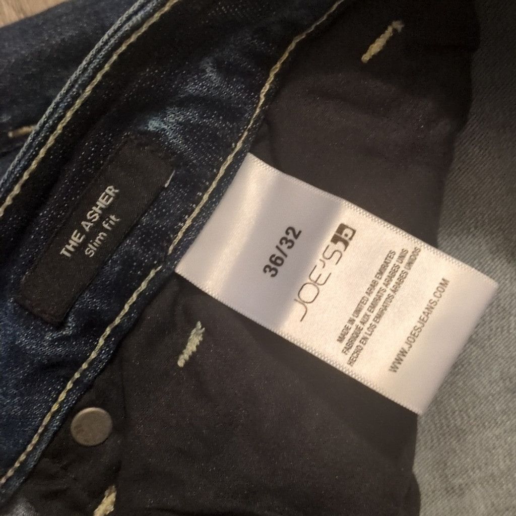 Joe's Joe's Asher Blue Tint Slim Fit Jeans Size 36/32 Size US 36 / EU 52 - 6 Thumbnail