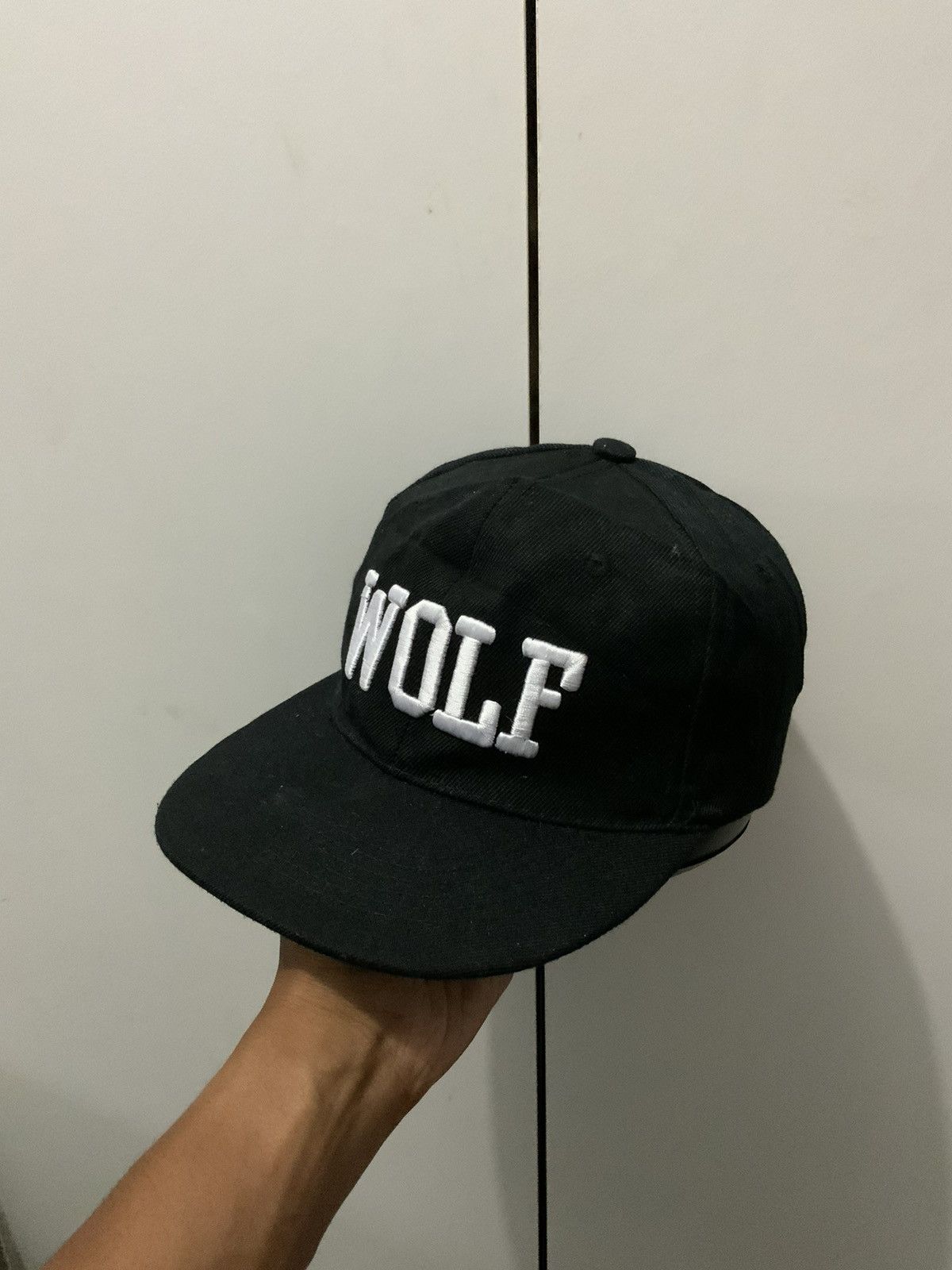 Japanese Brand Wolf Big Black Hat Size ONE SIZE - 1 Thumbnail