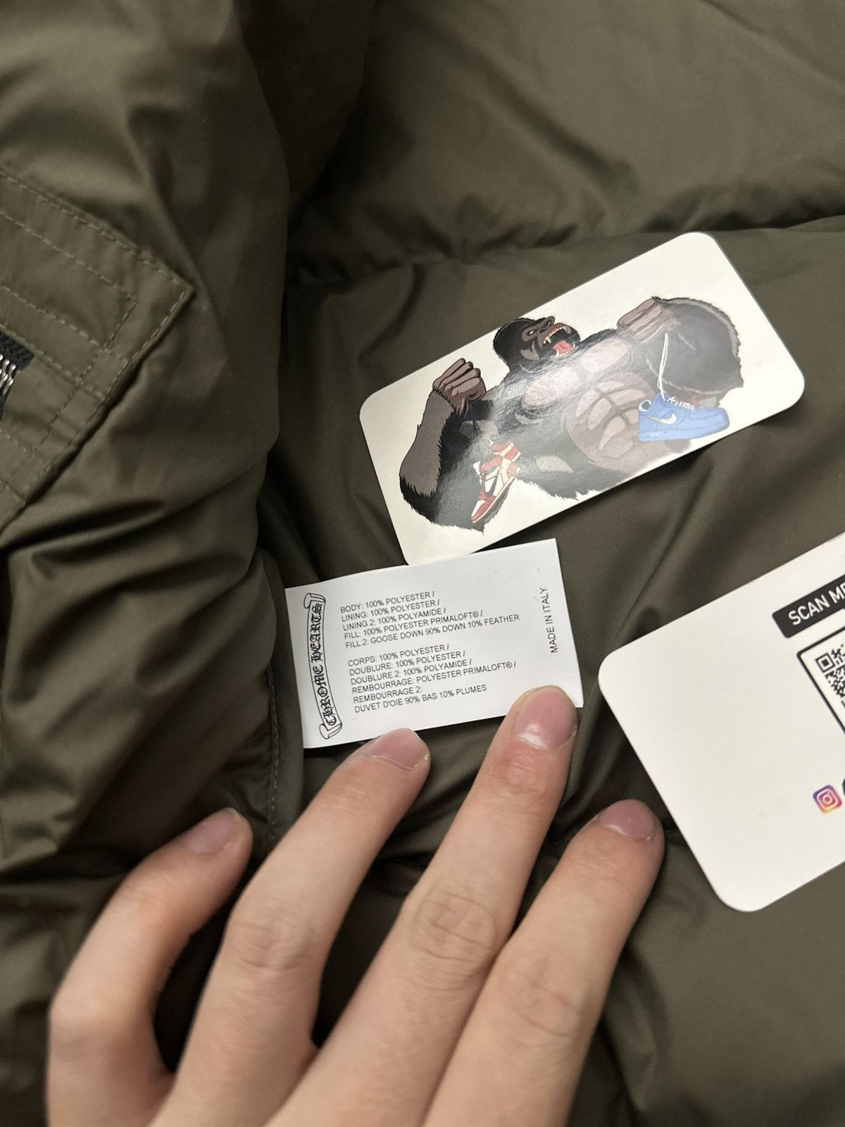 Chrome Hearts Chrome Hearts Puffer Jacket Olive Monogram Size US L / EU 52-54 / 3 - 5 Thumbnail