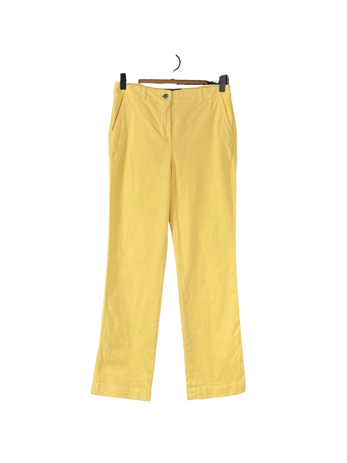Loro Piana Loro Piana Cotton Yellow Pants Size 38 Size 26" / US 2 / IT 38 - 1 Thumbnail