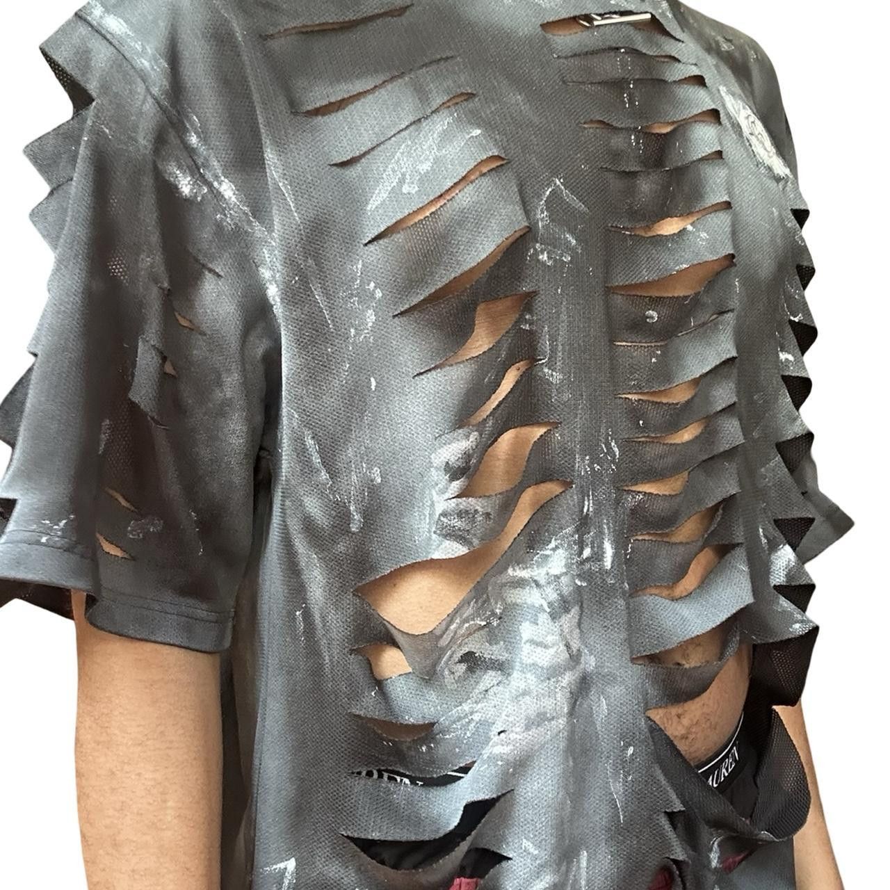 Vintage ASTROBOI* X Andone Black Slashed Baggy Graphic T-Shirt _ XXL Size US XXL / EU 58 / 5 - 3 Thumbnail