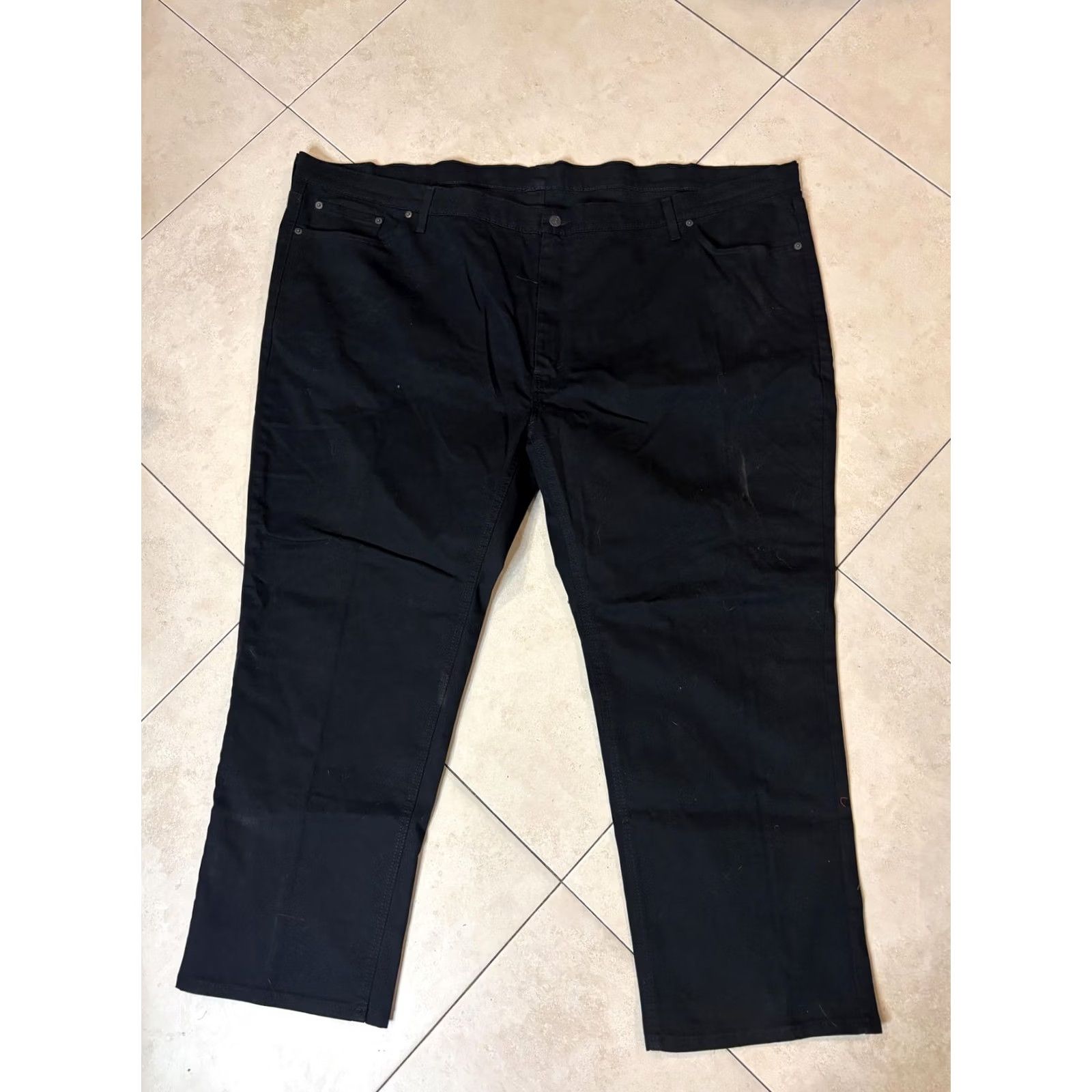 Levi's Levi's Jeans Mens Big & Tall 58x30 Black High Rise Tapered Fit Denim Pants 541 Size US 42 / EU 58 - 3 Thumbnail