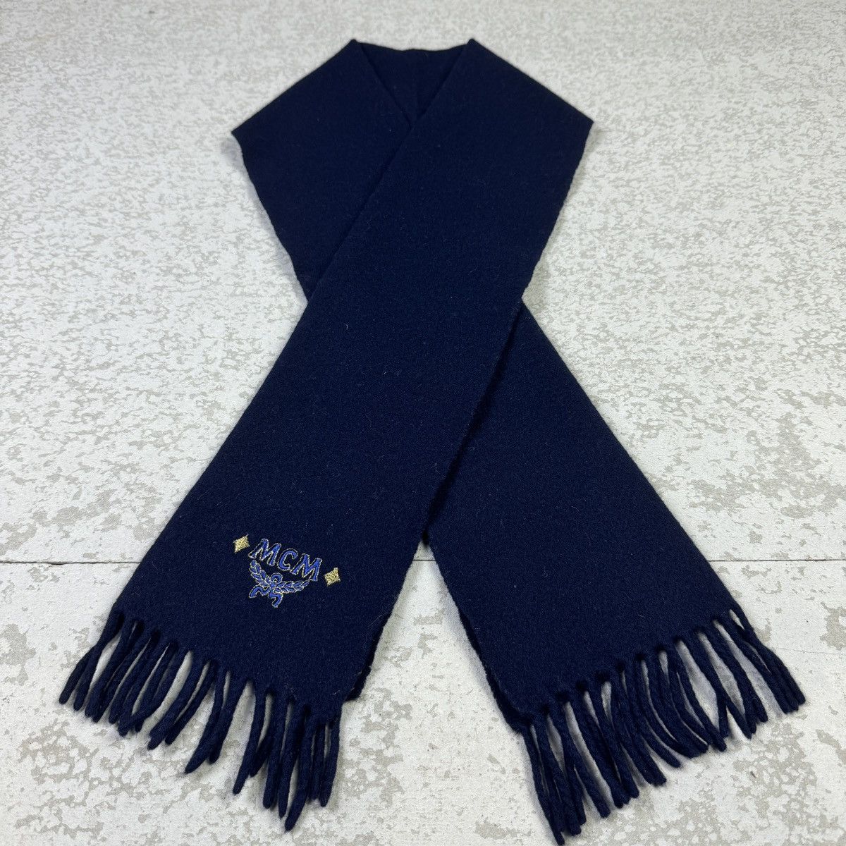 MCM MCM Wool Scarf / Muffler / Neckwear - as010 Size ONE SIZE - 3 Thumbnail