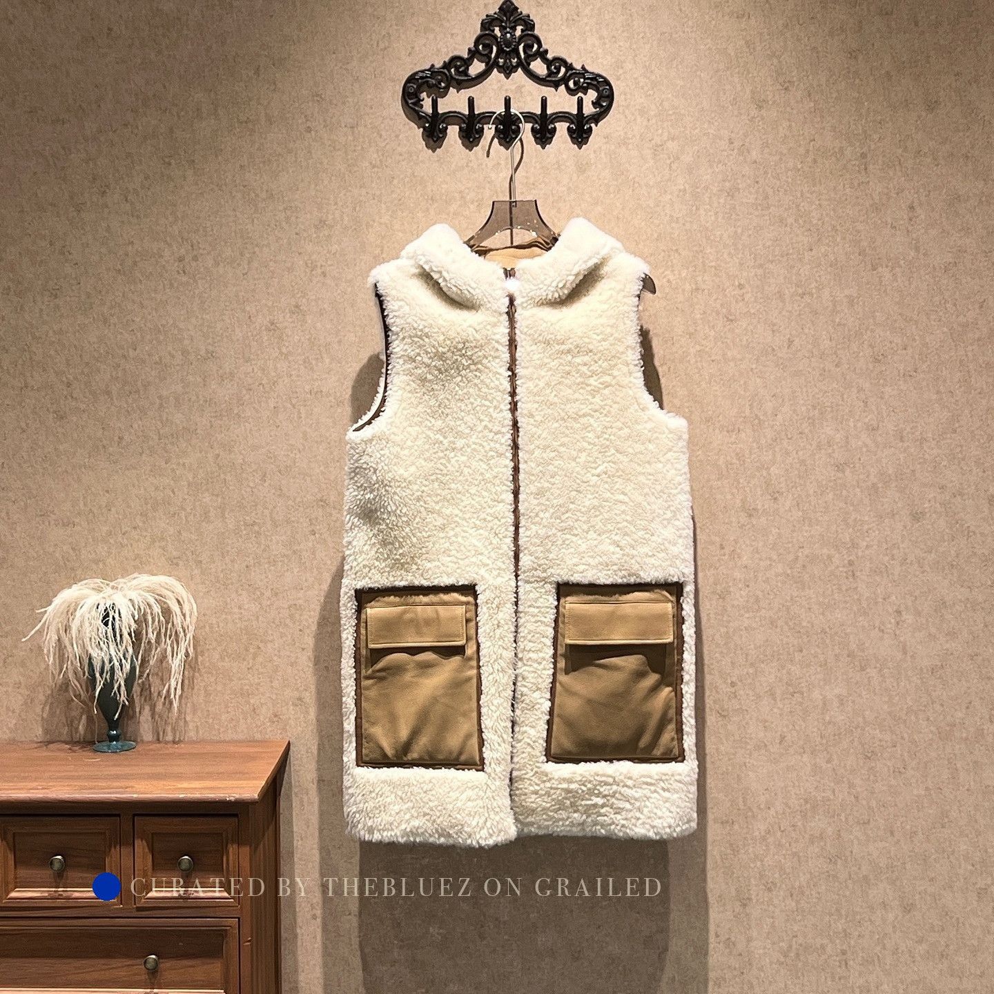 Loro Piana Hooded Fleece Vest with Patch Pockets Size US M / EU 48-50 / 2 - 1 Thumbnail