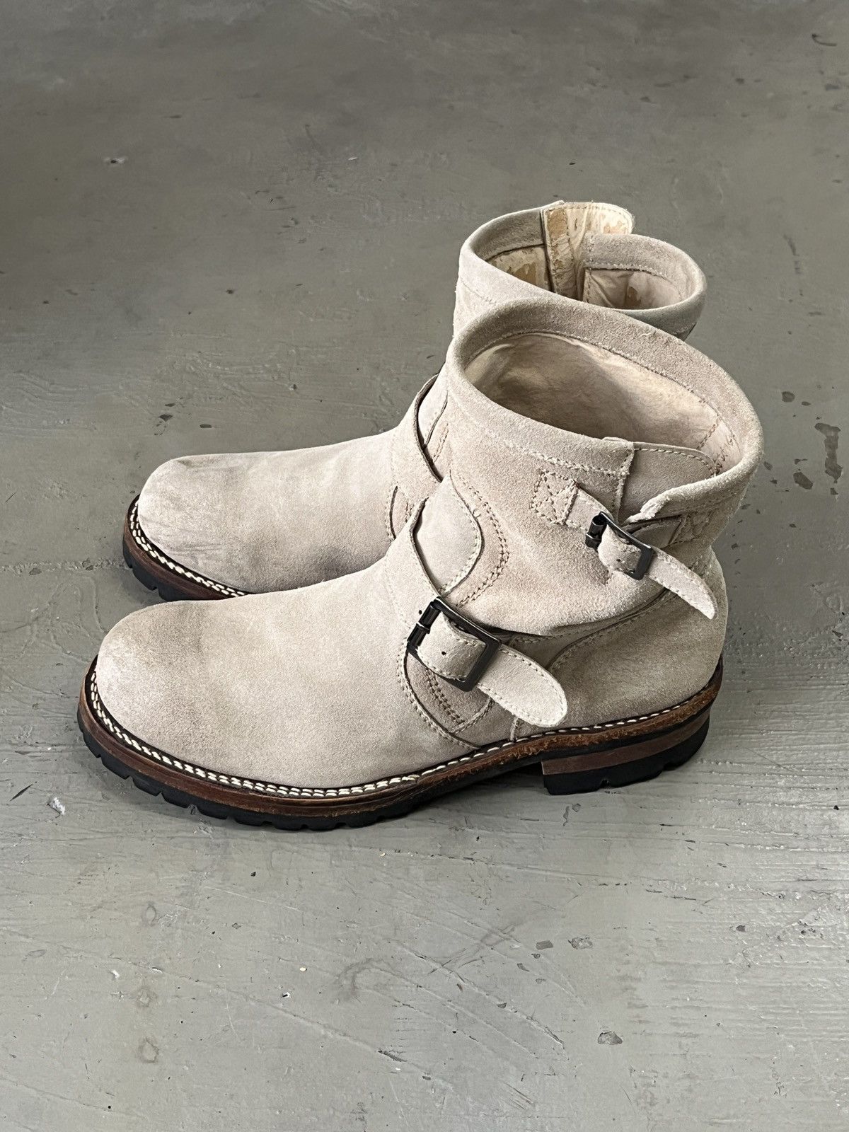 Dirk Bikkembergs Archive Japan Jackrose Suede Leather Engineer Boots Size US 9 / EU 42 - 10 Thumbnail