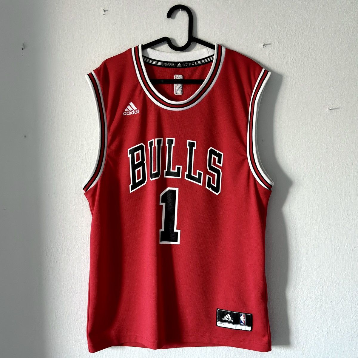 Adidas × NBA 2015 Chicago Bulls Rose Adidas NBA Basketball Jersey Size US M / EU 48-50 / 2 - 2 Thumbnail