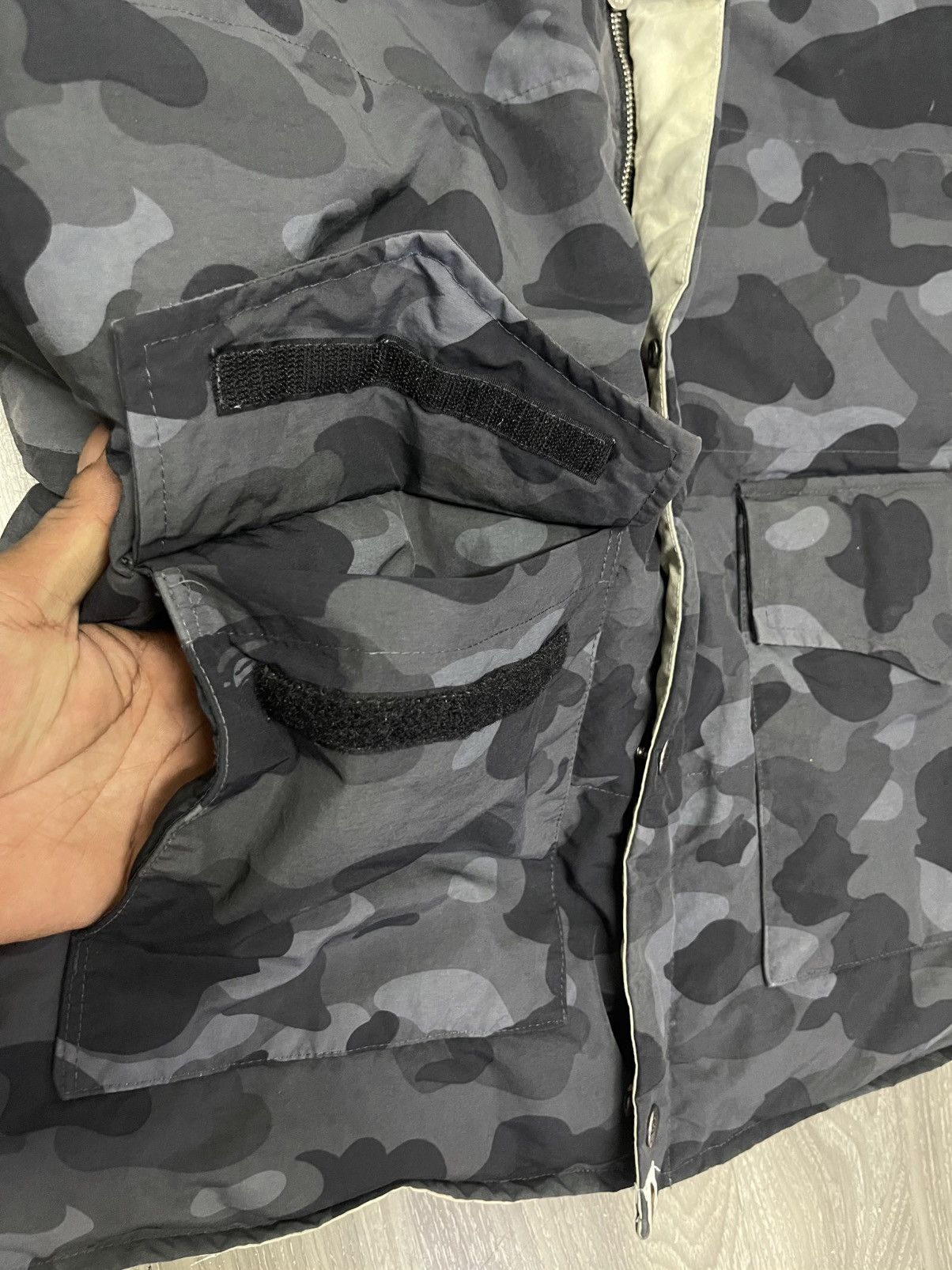 Bape A Bathing Ape Revesible Puffer Jacket Black & White Camo Size US M / EU 48-50 / 2 - 23 Thumbnail