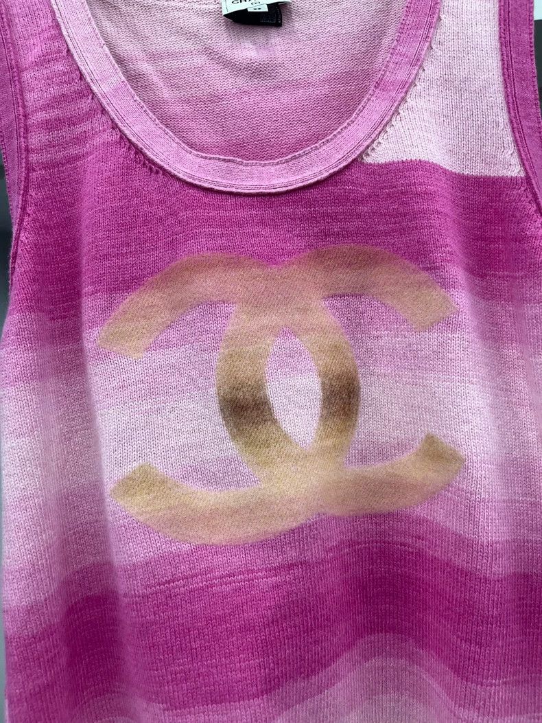 Chanel Chanel 24C Pink Gradient Double C Vest Size XS / US 0-2 / IT 36-38 - 2 Thumbnail