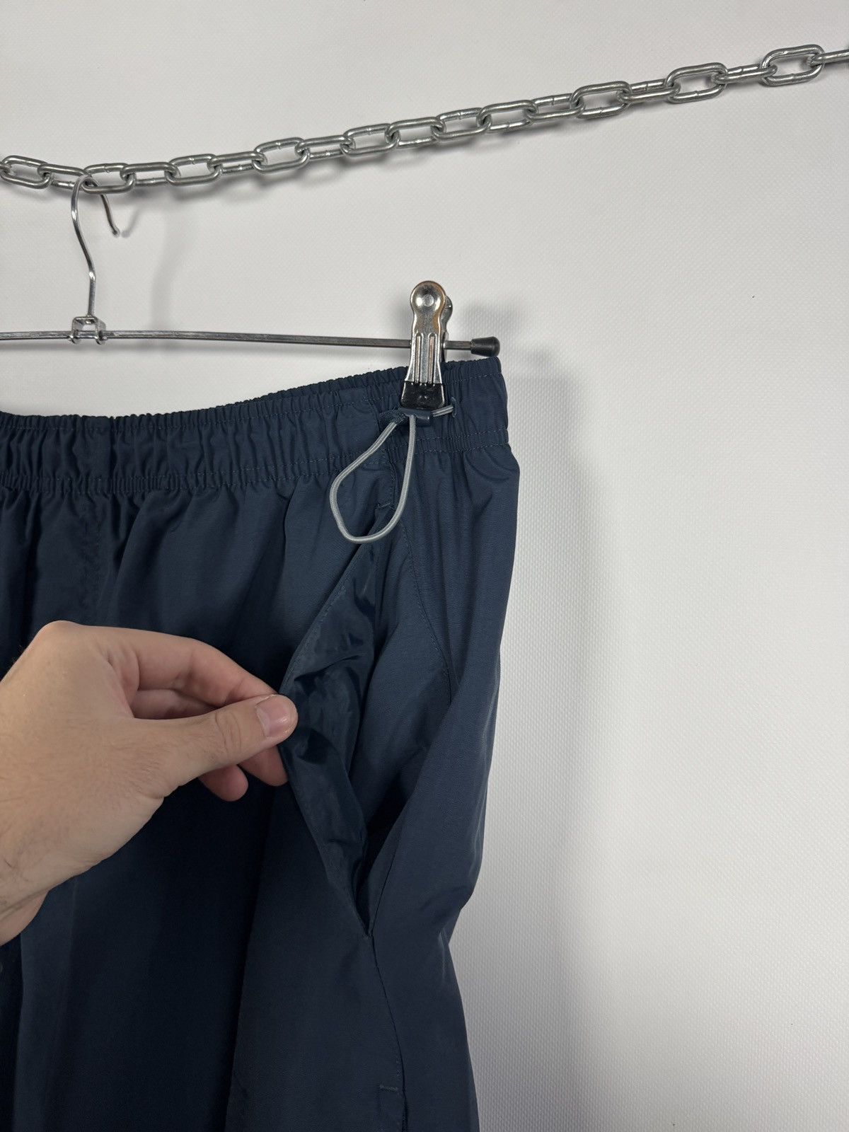 Nike Nike Vintage Track Pants Navy Blue Drawstring Cuffs Y2K XXL Size US 40 / EU 56 - 8 Thumbnail