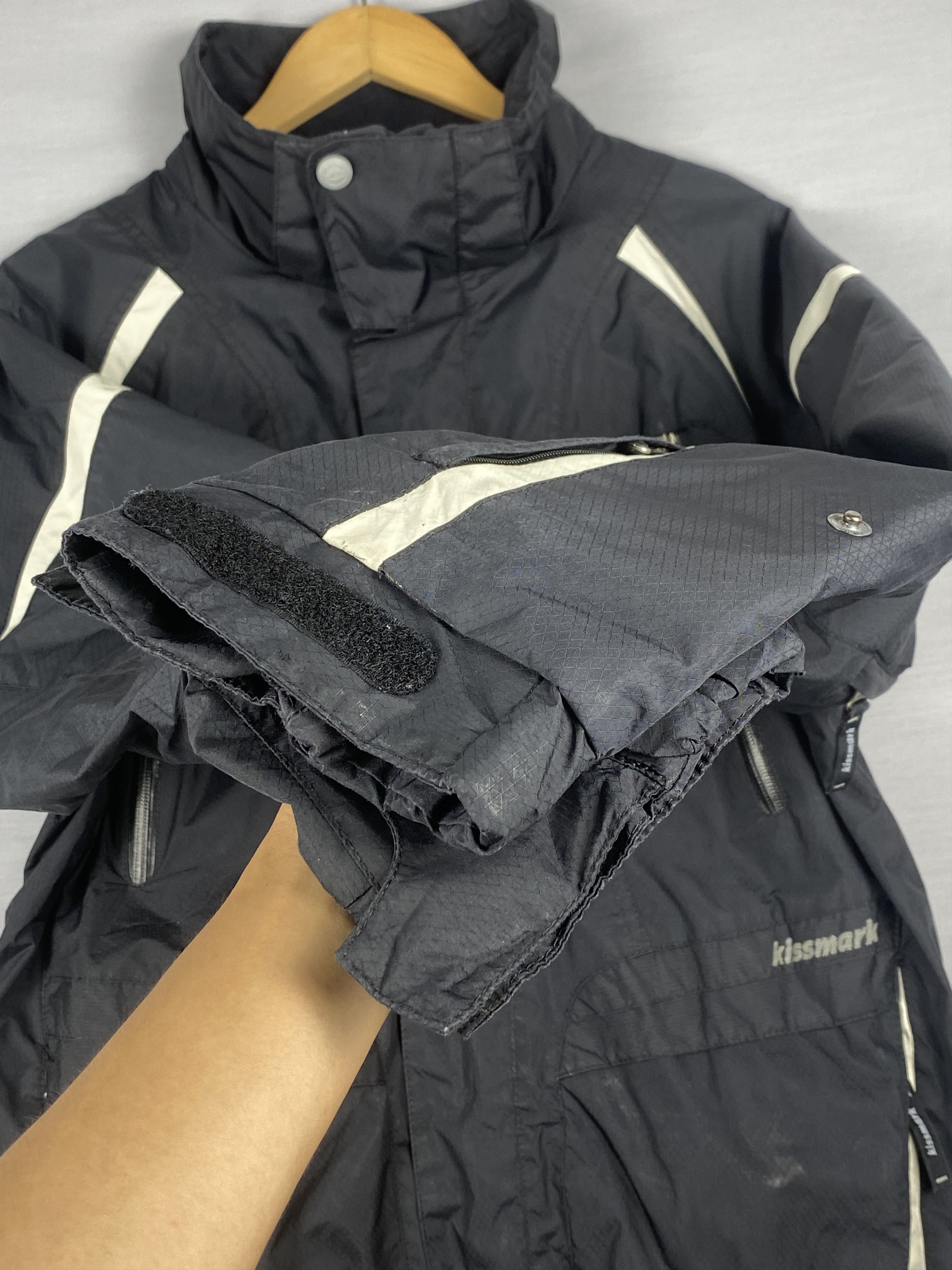 Japanese Brand Vintage Kissmark Multi Pocket Track Jacket Size US M / EU 48-50 / 2 - 7 Thumbnail