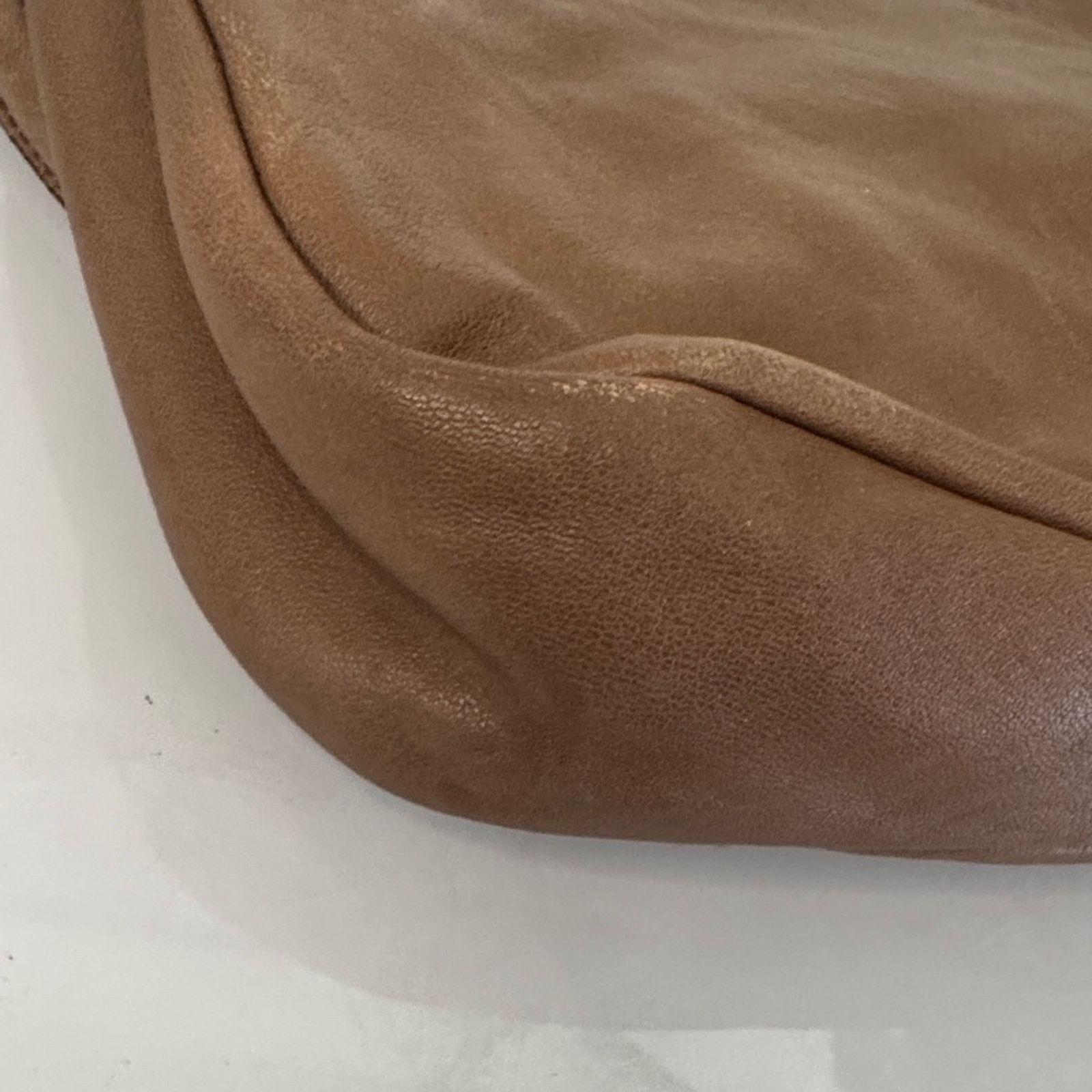 Salvatore Ferragamo Salvatore Ferragamo Vintage Gancini Leather Hobo Bag – Tan Size ONE SIZE - 7 Thumbnail