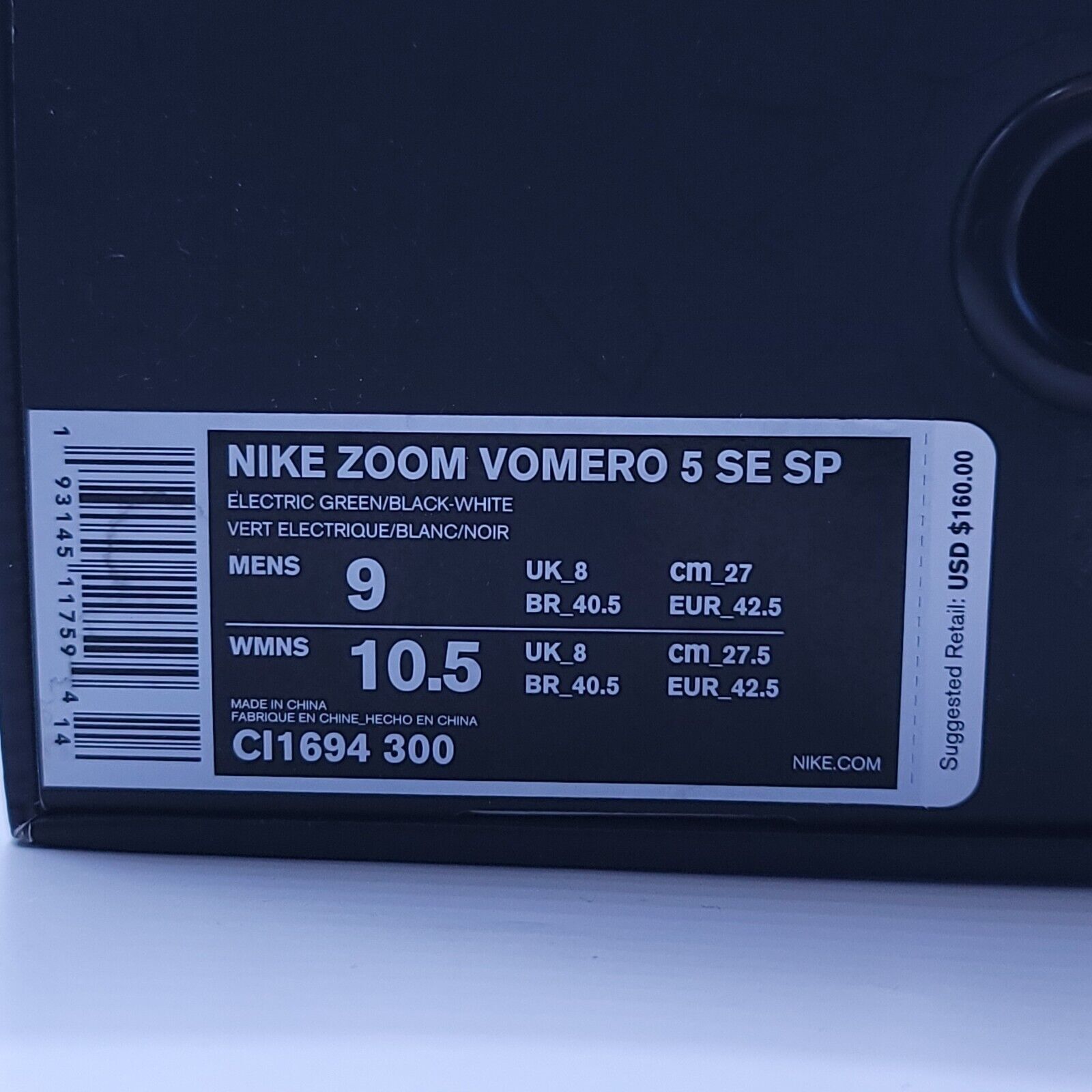 Nike Nike Zoom Vomero 5 SE SP Shoe Mens Size 9 CI1694-300 Green Size US 9 / EU 42 - 10 Thumbnail