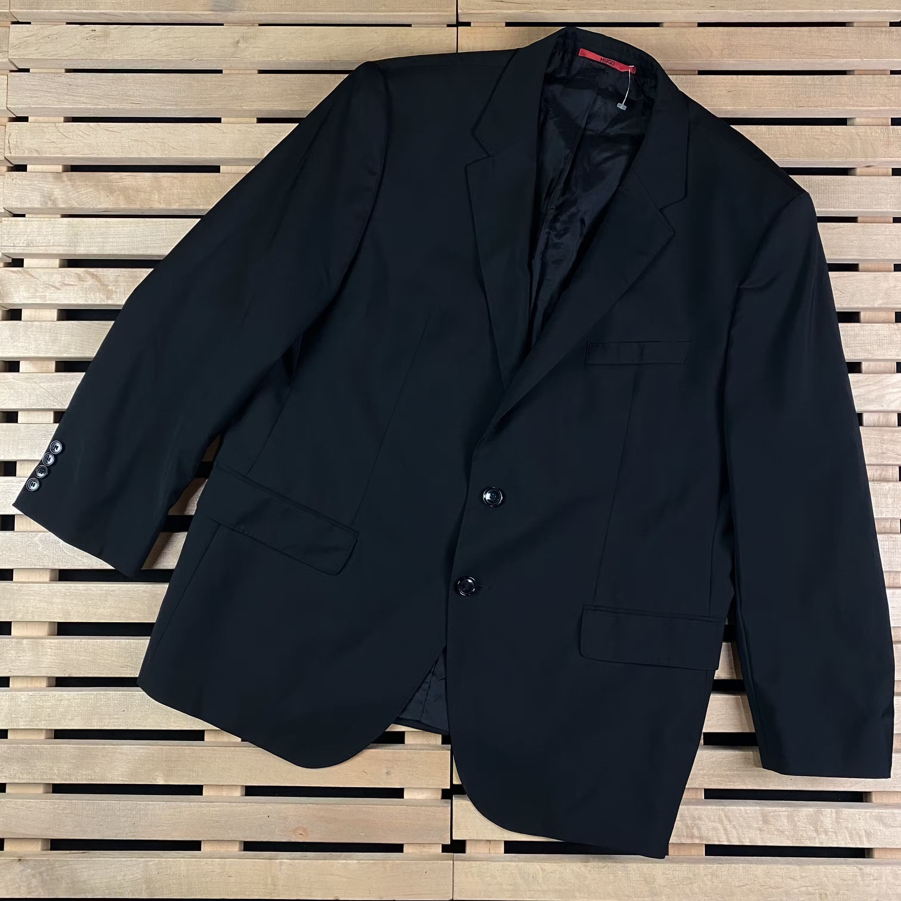 Hugo Boss Mens Blazer Jacket Hugo Boss Two Button Size US 46E Size 46R - 1 Thumbnail