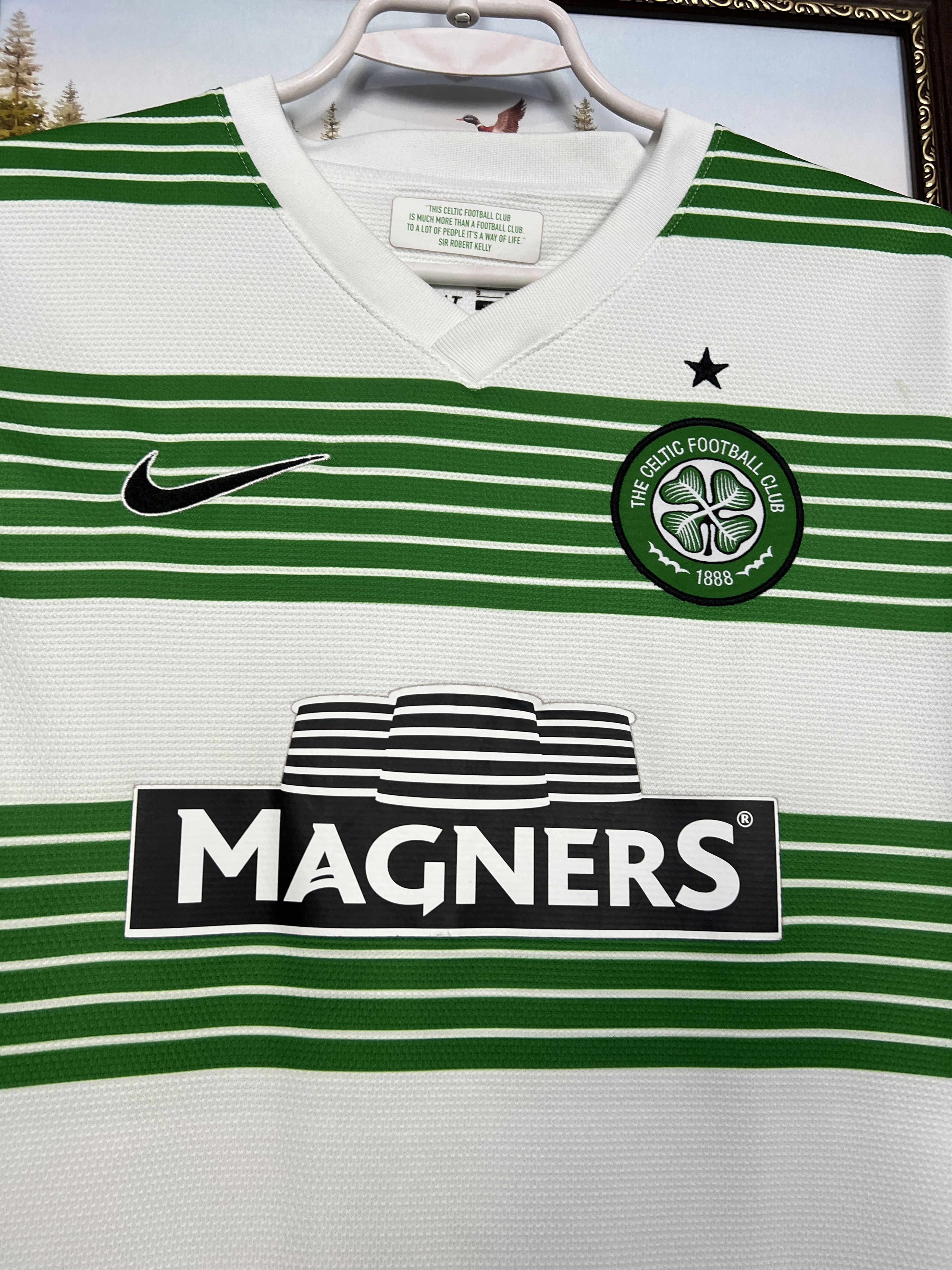 Nike Celtic Home football shirt 2013 Soccer Jersey Sport Trikot Size US S / EU 44-46 / 1 - 4 Thumbnail