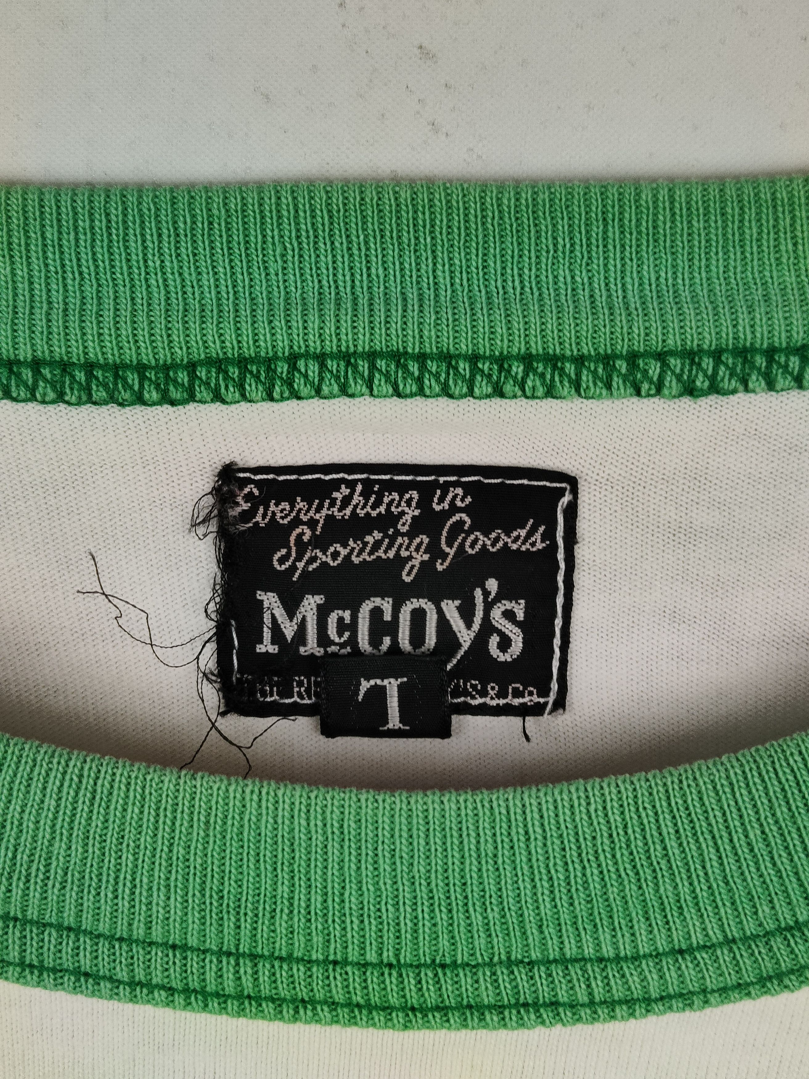 The Real McCoy's × Vintage Vintage 80s Mc coy's Ringer Shirt Size US L / EU 52-54 / 3 - 3 Thumbnail