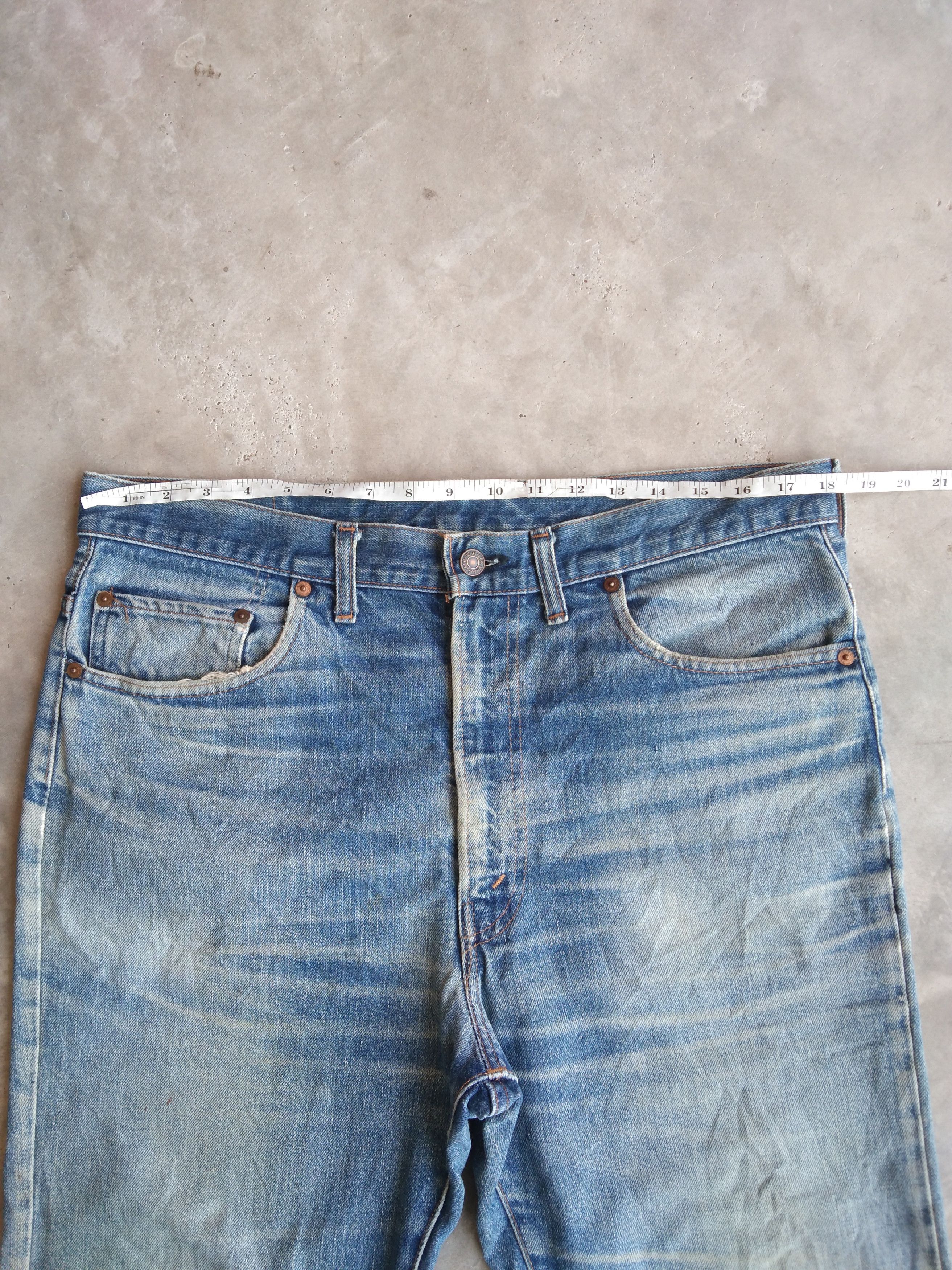 Levi's 70s Vintage Levi's 517 Button No 2 Talon 42 USA Zipper 36x30 Size US 36 / EU 52 - 8 Thumbnail