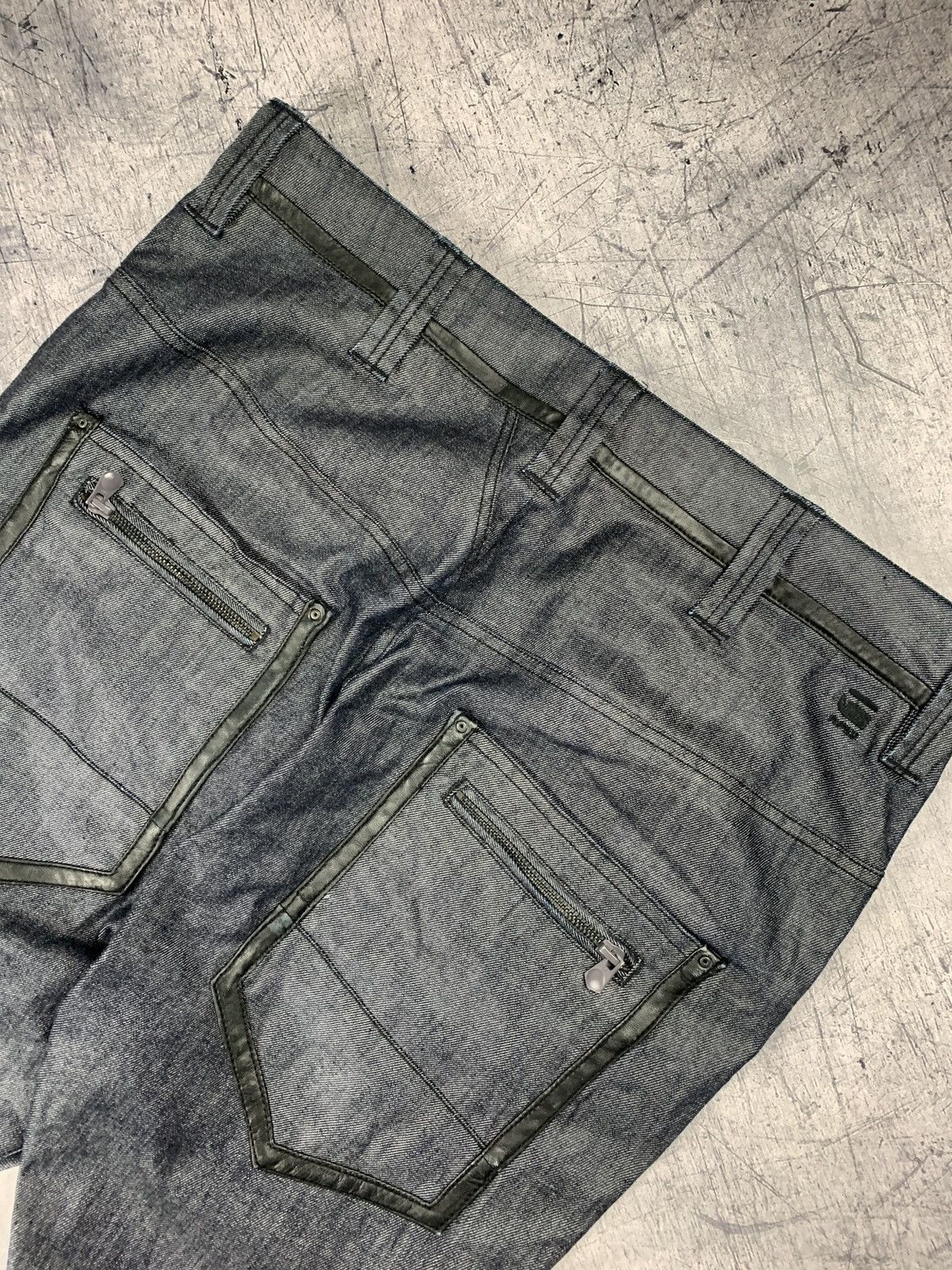 G-Star Designer G-Star Raw Correct Line Multi Zip Biker Jeans 30/34 Size US 30 / EU 46 - 6 Thumbnail