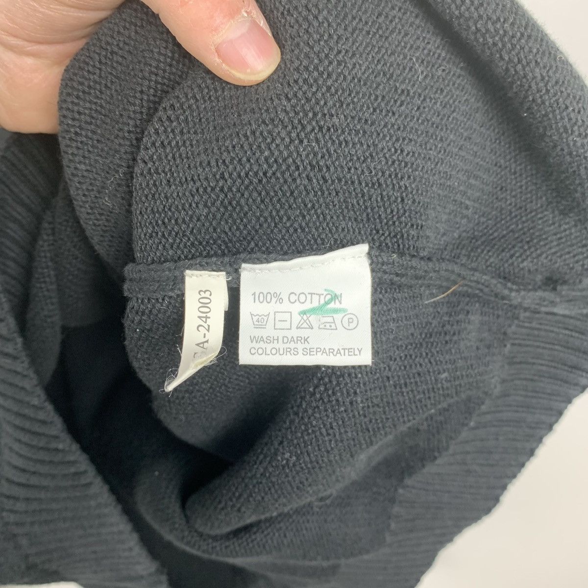 Yves Saint Laurent Vintage Yves Saint Laurent Black Sweater Embroidered Logo Size US XXL / EU 58 / 5 - 9 Thumbnail
