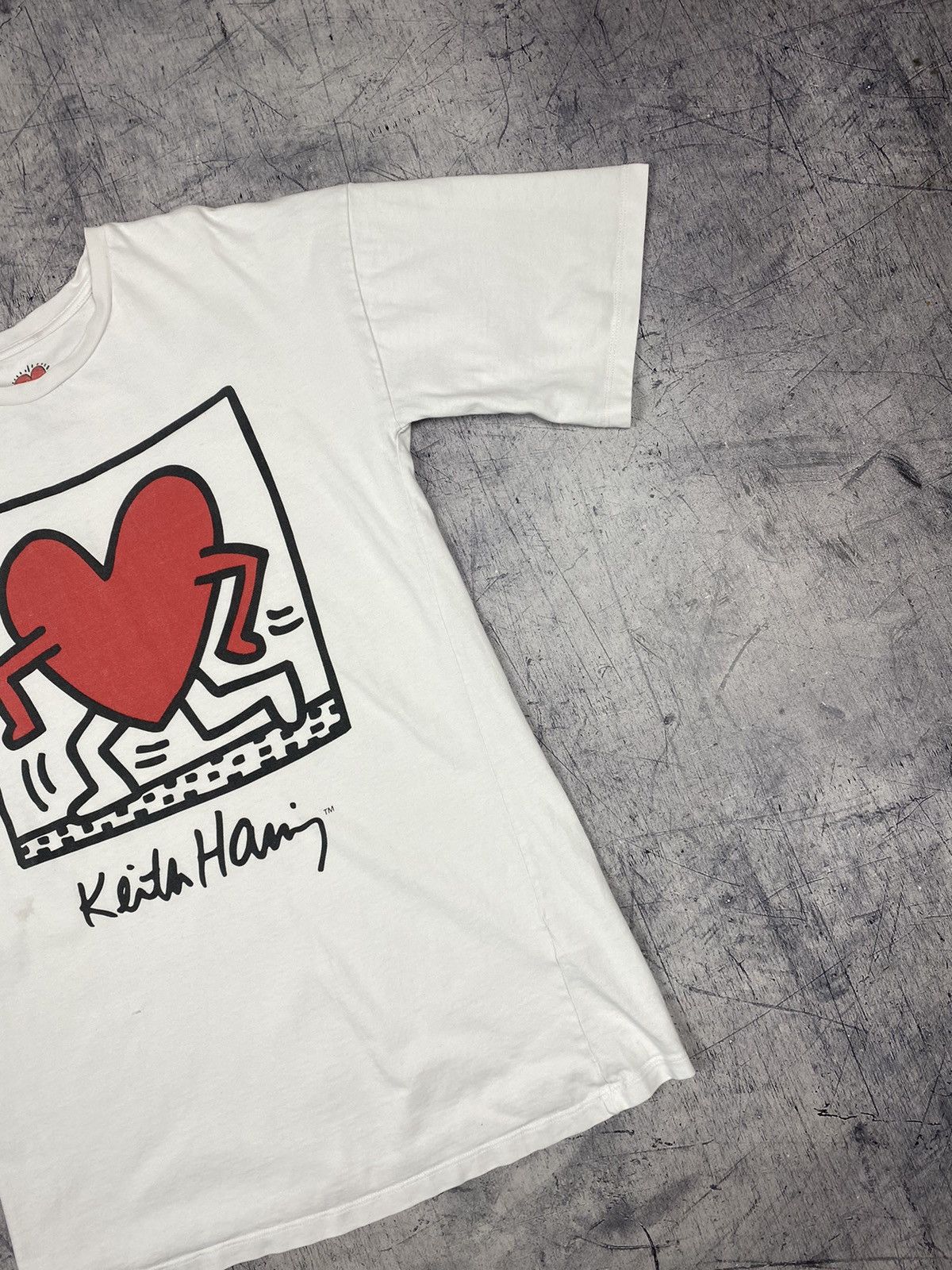 Vintage Vintage Vintage 90s Keith Haring Art Tee Size US XS / EU 42 / 0 - 3 Thumbnail