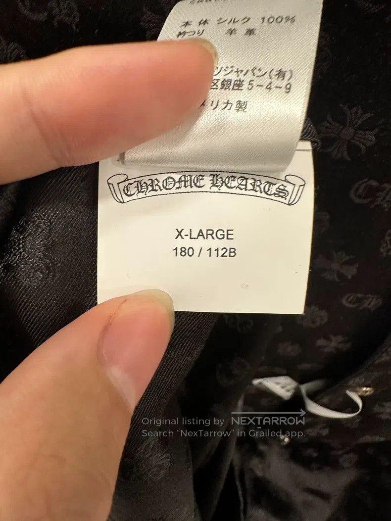 Chrome Hearts CHROME HEARTS Size XL Black multi-element dark striped paja Size US XL / EU 56 / 4 - 6 Thumbnail
