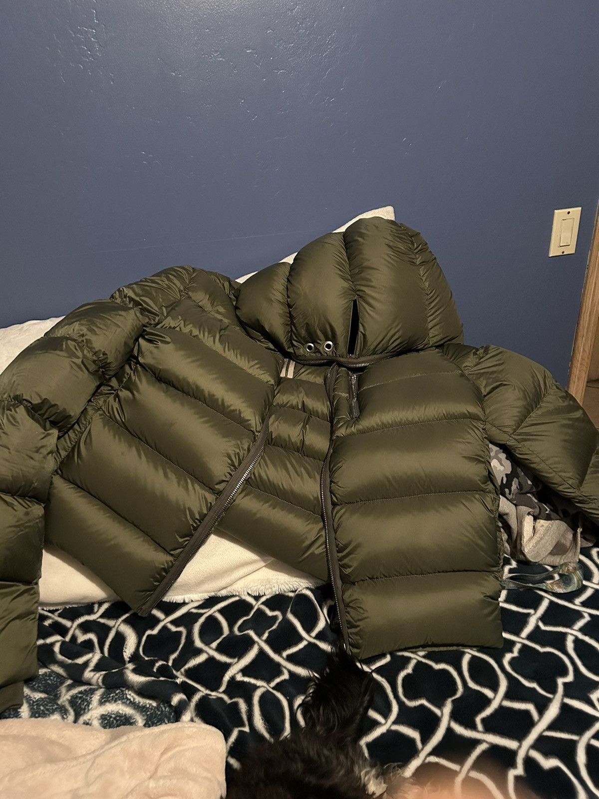 Rick Owens × Rick Owens Drkshdw Rick Owen strobe 22 green puffer jacket Size US L / EU 52-54 / 3 - 1 Thumbnail