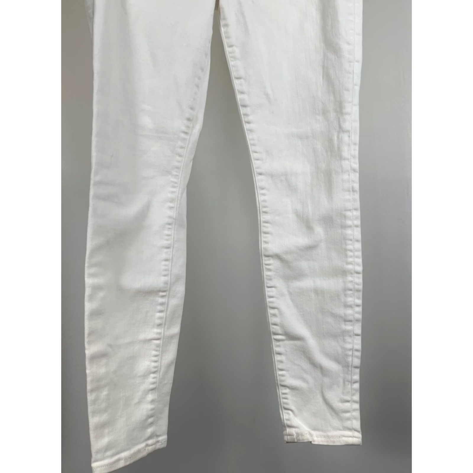 Abercrombie & Fitch Abercrombie & Fitch Jeans Womens 25 0R White Harper Low Rise Super Skinny Denim Jeans Size 42" / US 20 - 3 Thumbnail