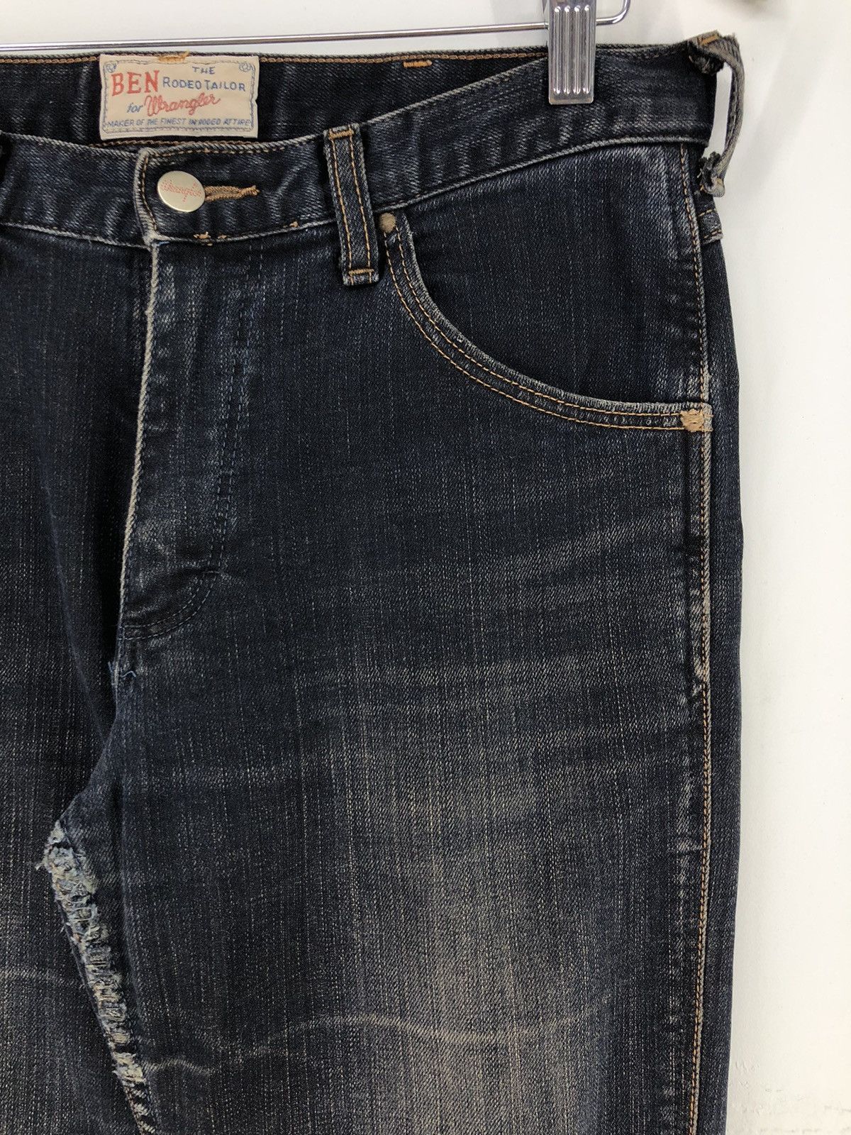 Wrangler Vintage Wrangler Blue Bell Faded Dark Blue Jeans Size US 30 / EU 46 - 6 Thumbnail