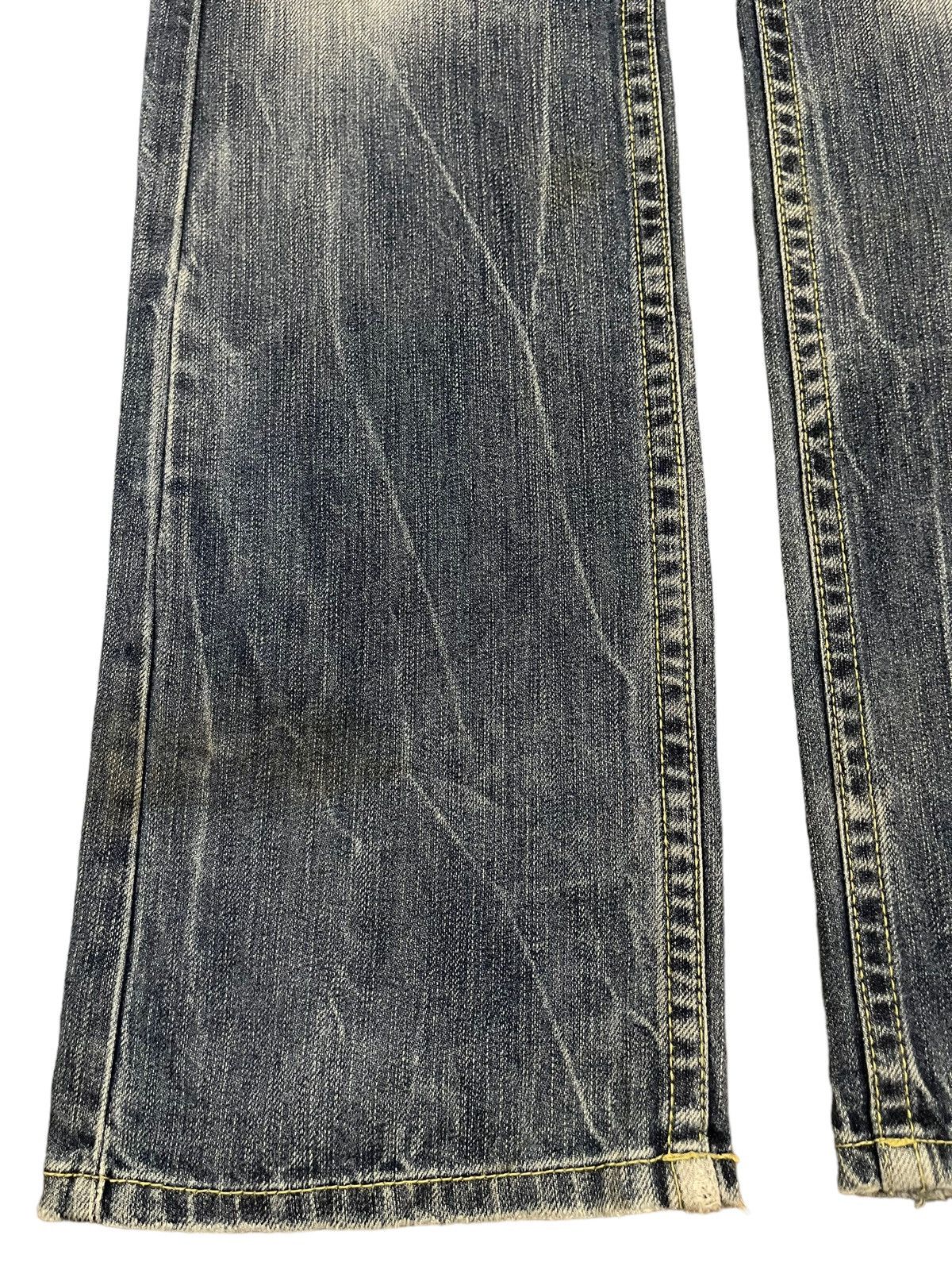 14th Addiction Vintage Japanese Brand Blue Thunder Wash Style Bootcut Jeans Size US 29 - 5 Thumbnail