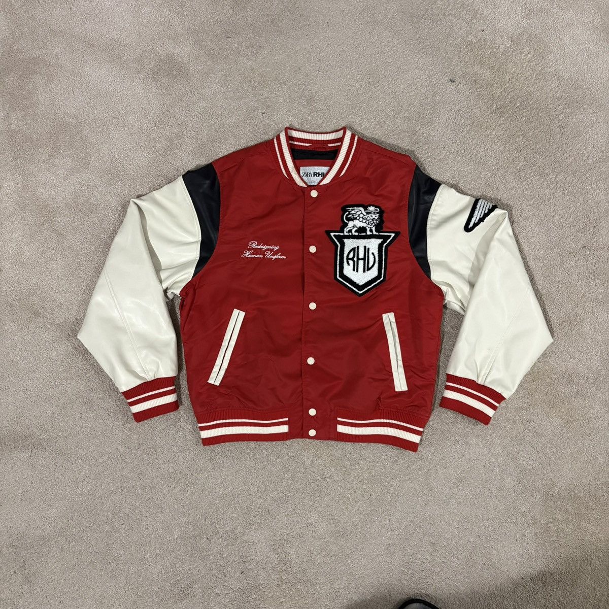 Rhude × Zara Zara x Rhuigi Varsity Jacket Size US M / EU 48-50 / 2 - 1 Thumbnail