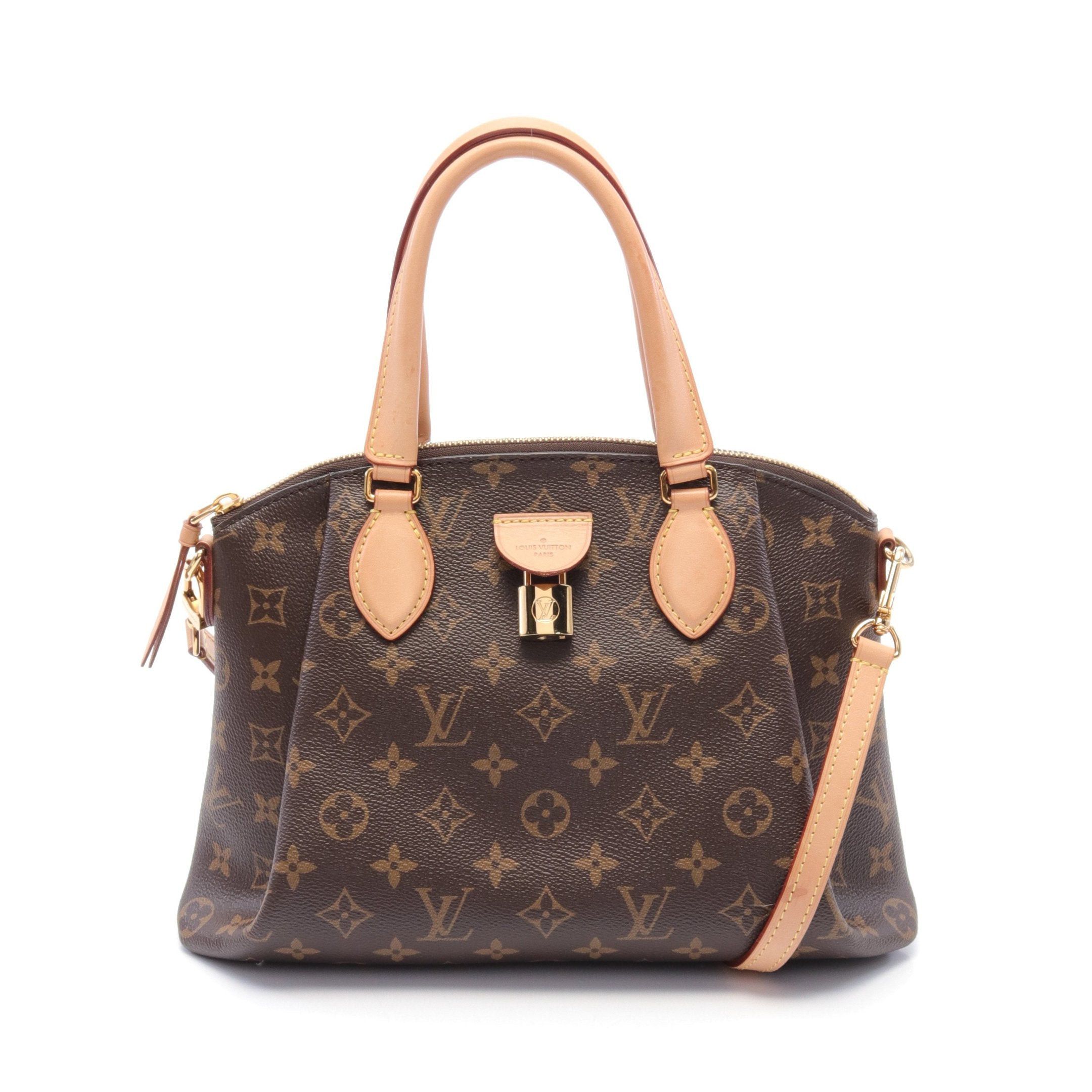 Louis Vuitton Louis Vuitton Rivoli Pm Monogram Handbag Leather Brown Size ONE SIZE - 1 Thumbnail