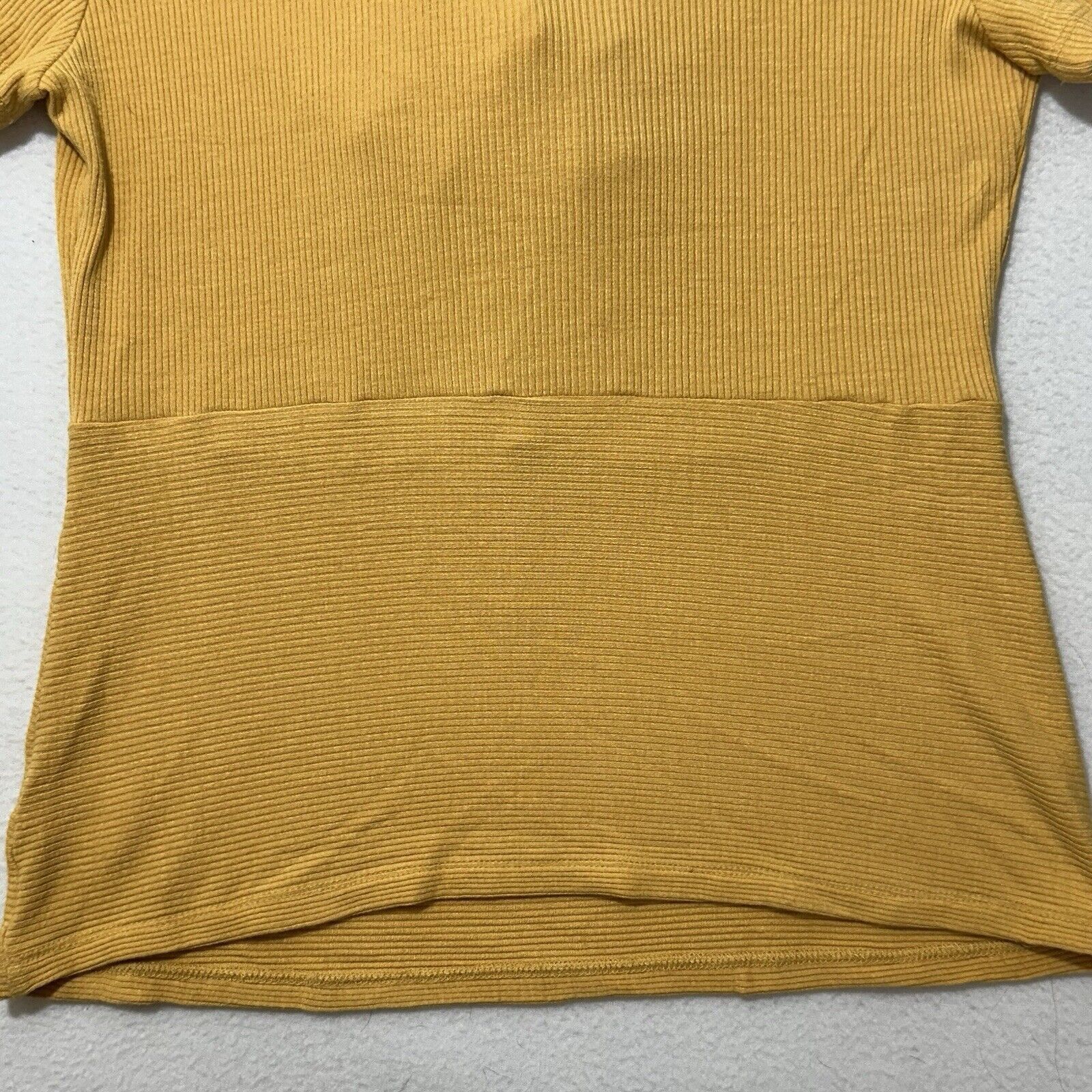 Other Pleione Small Yellow V-Neck Tie Front Lightweight T Shirt Size S / US 4 / IT 40 - 12 Thumbnail