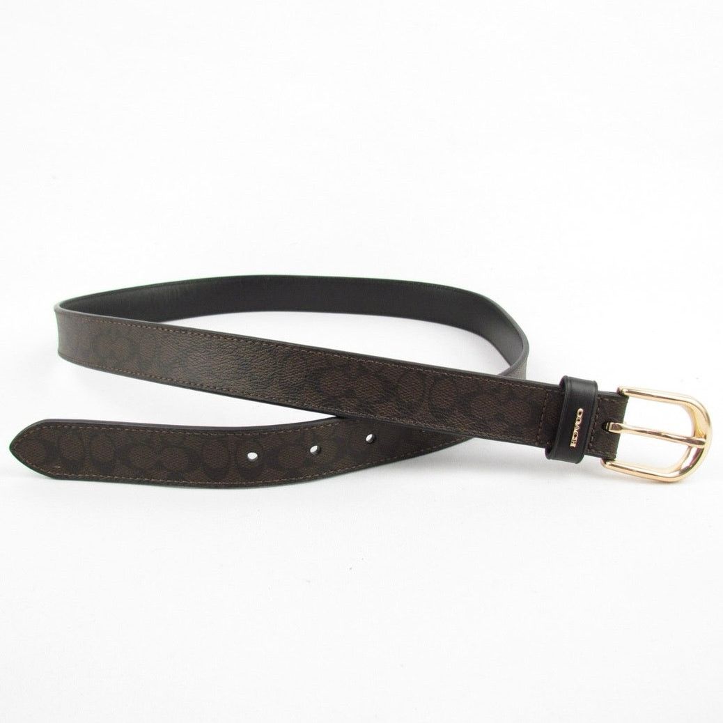 Coach Coach Signature Canvas Classic Belt Size ONE SIZE - 1 Thumbnail