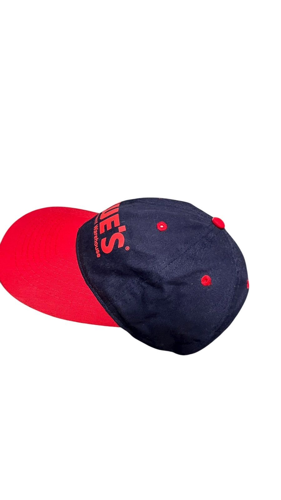 Other Vintage 1980s Lowe's Red and Blue Baseball Cap Size ONE SIZE - 3 Thumbnail