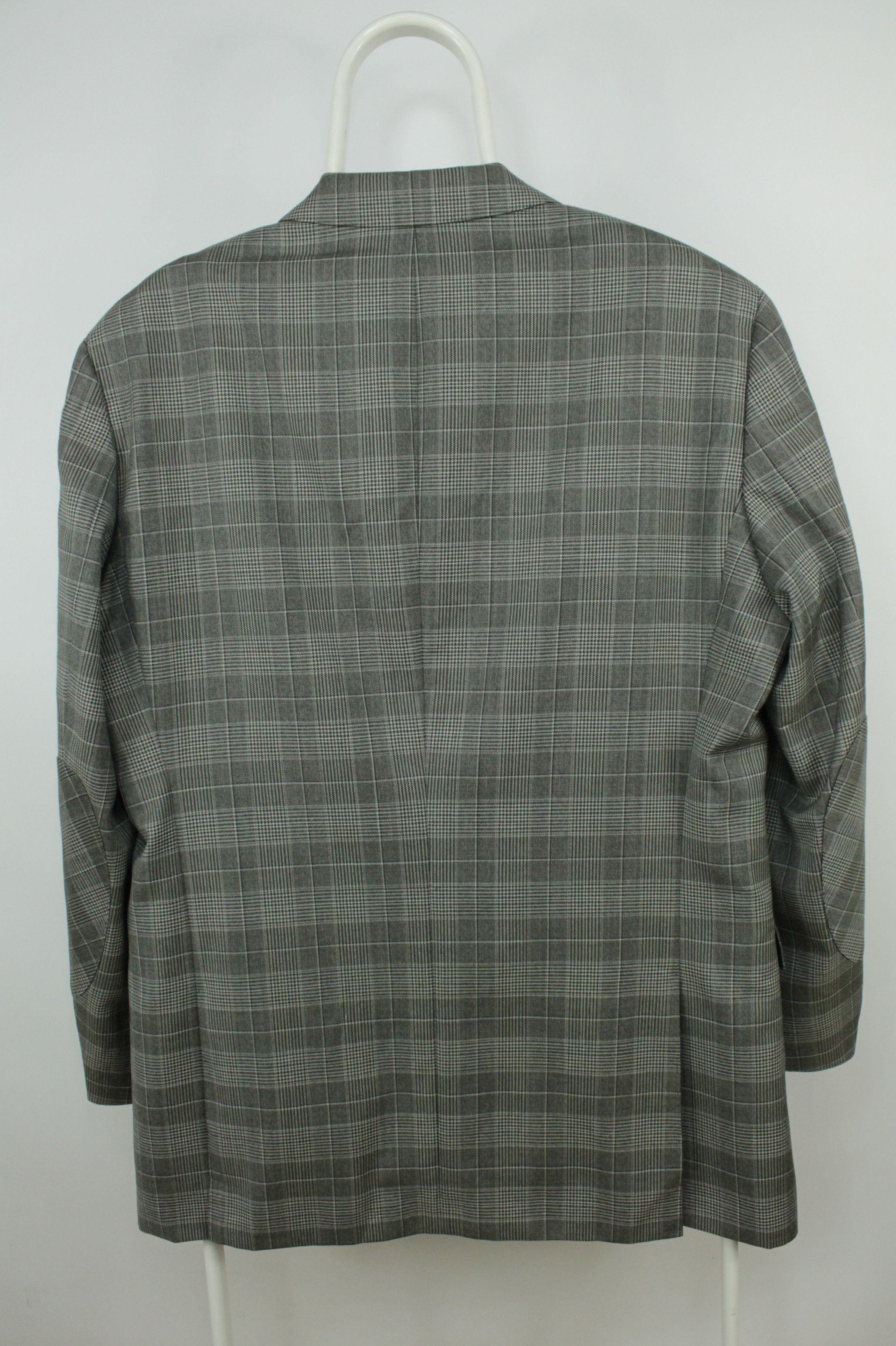 Hugo Boss Hugo Boss Rhett Gray Check Wool Blazer Jacket Men's Size US L / EU 52-54 / 3 - 6 Thumbnail