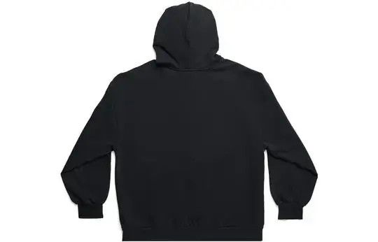 Balenciaga o1in1g0725 Outside Loop Zip-up Hoodie Small Fit in Black Size XXS / US 00 / IT 34 - 2 Thumbnail