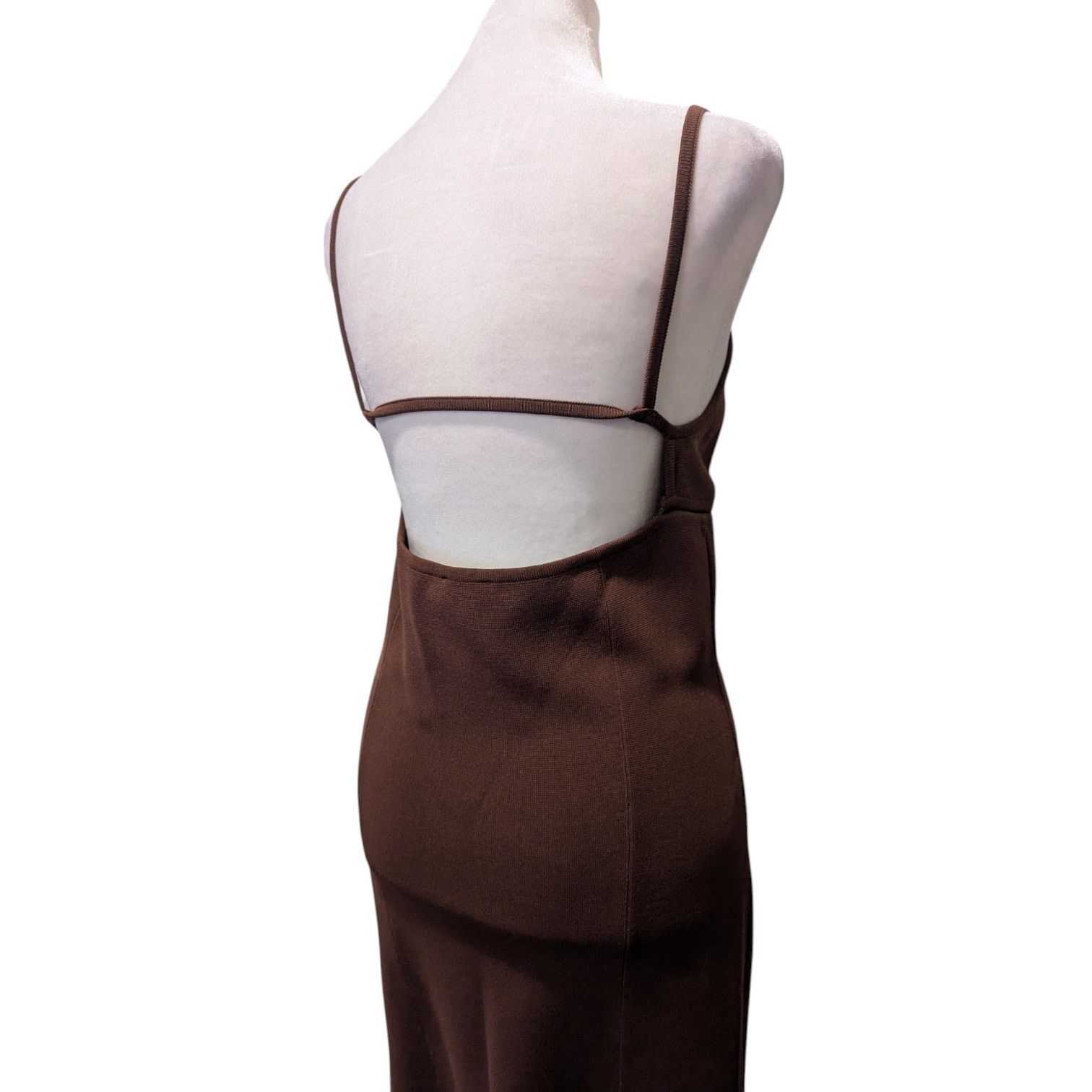 GAUGE81 GAUGE81 Chocolate Seca Cutout Knit Mini Party Dress Size 38 Size M / US 6-8 / IT 42-44 - 4 Thumbnail