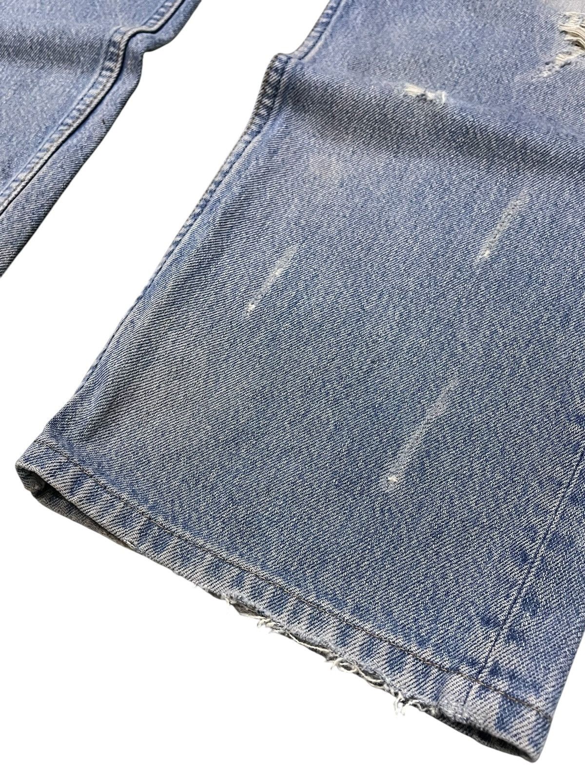 LVC × Levi's × Vintage Vintage Levis 501 Muddy Wash Distressed Jeans Size US 34 / EU 50 - 6 Thumbnail