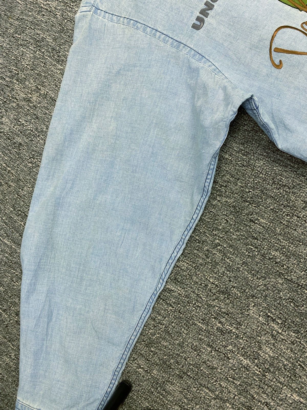 Japanese Brand Uncle Dolce Denim Distressed Shirt Size US XL / EU 56 / 4 - 9 Thumbnail