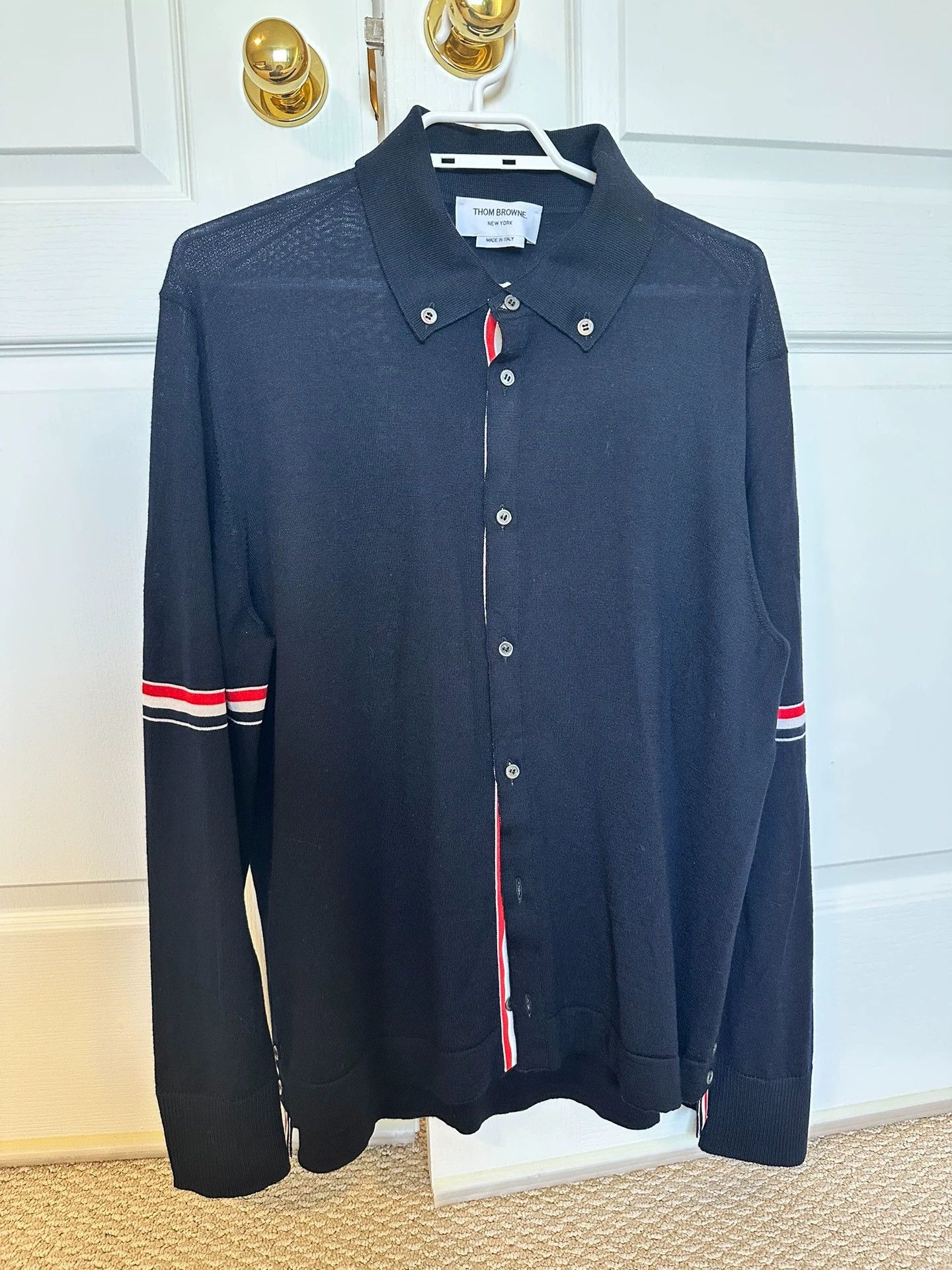 THOM BROWNE Men's Wool Stripe Sweater